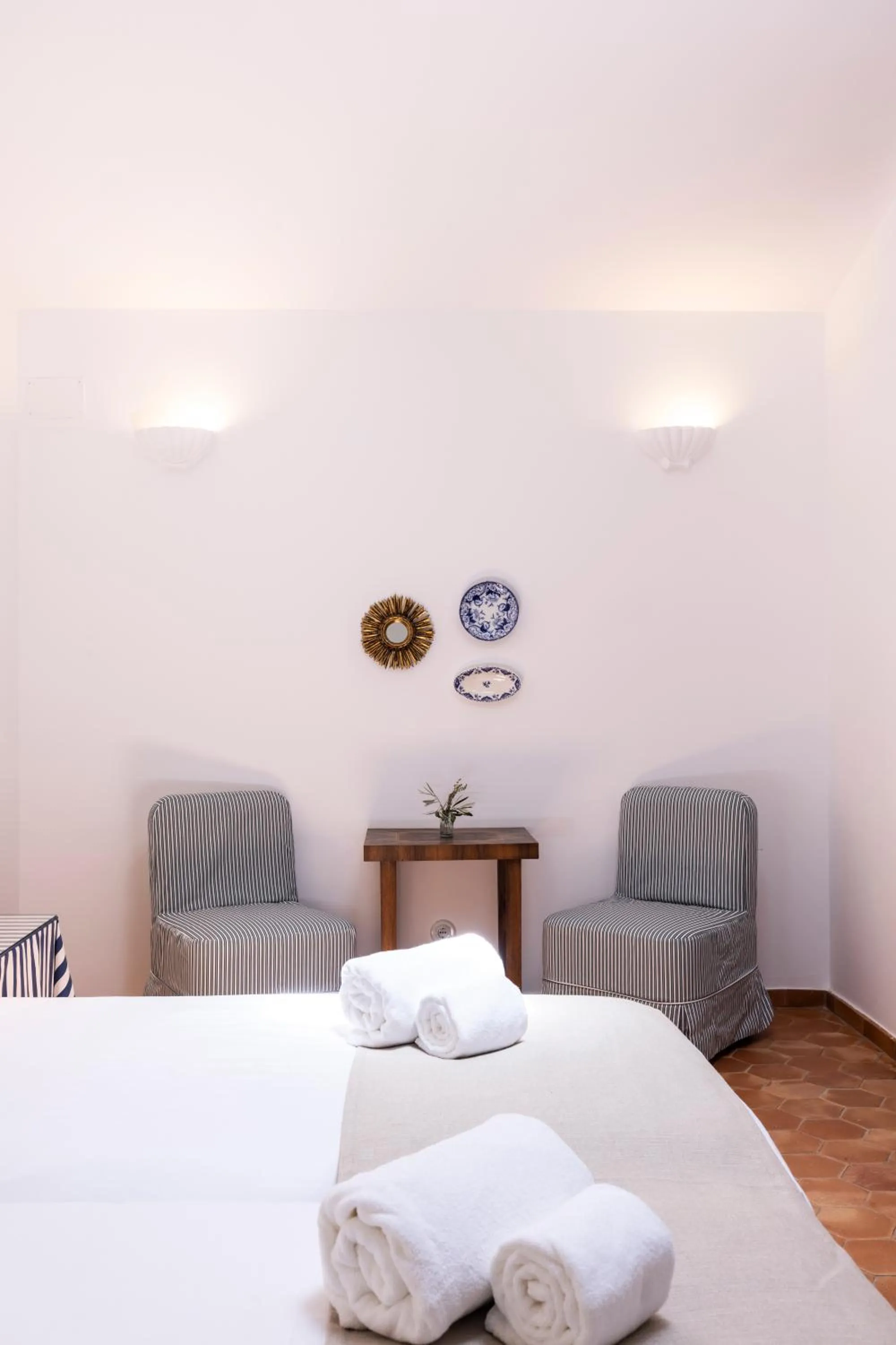 Bed in Casa Pizarro Hotel