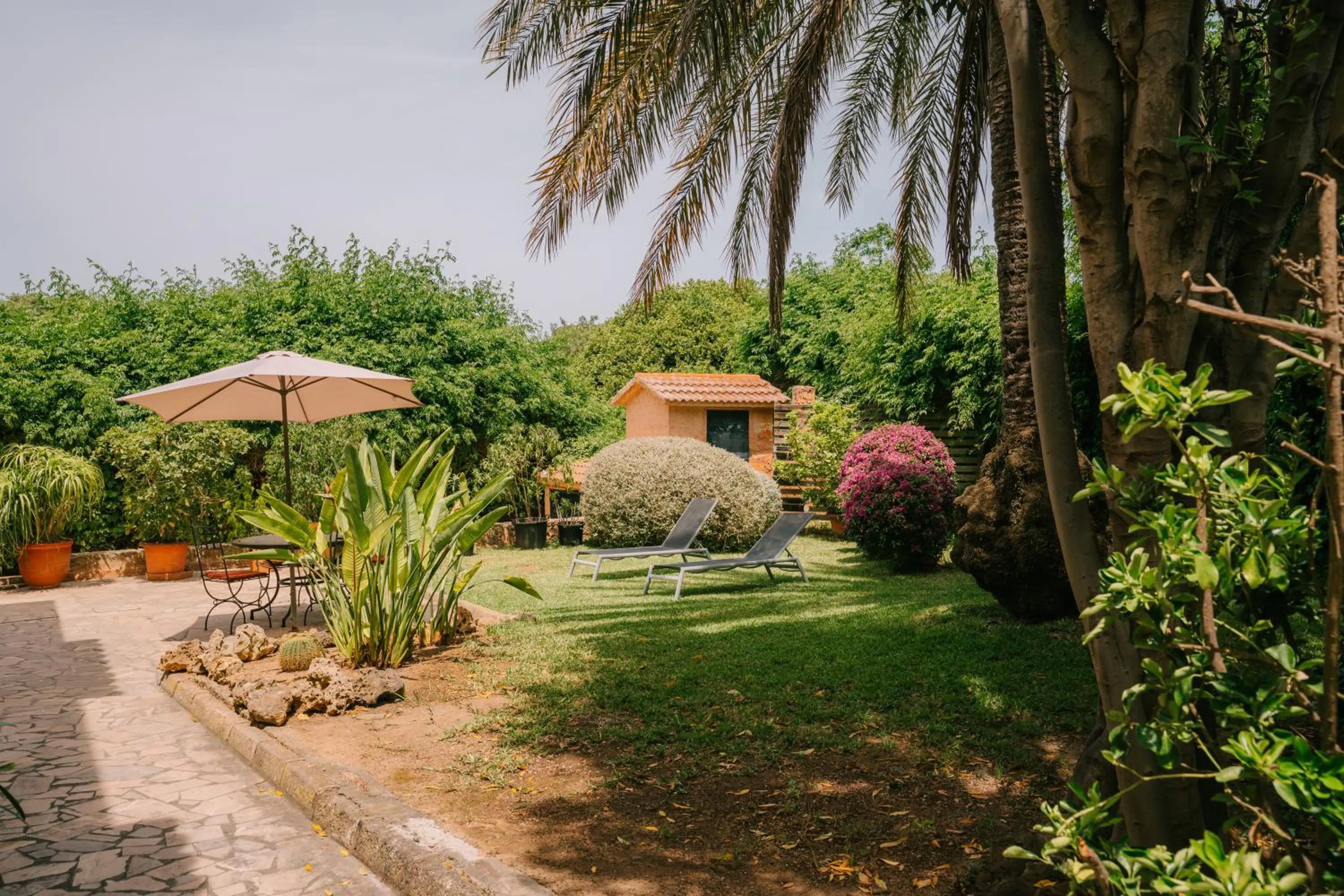 Garden in Hotel Son Molí Country House
