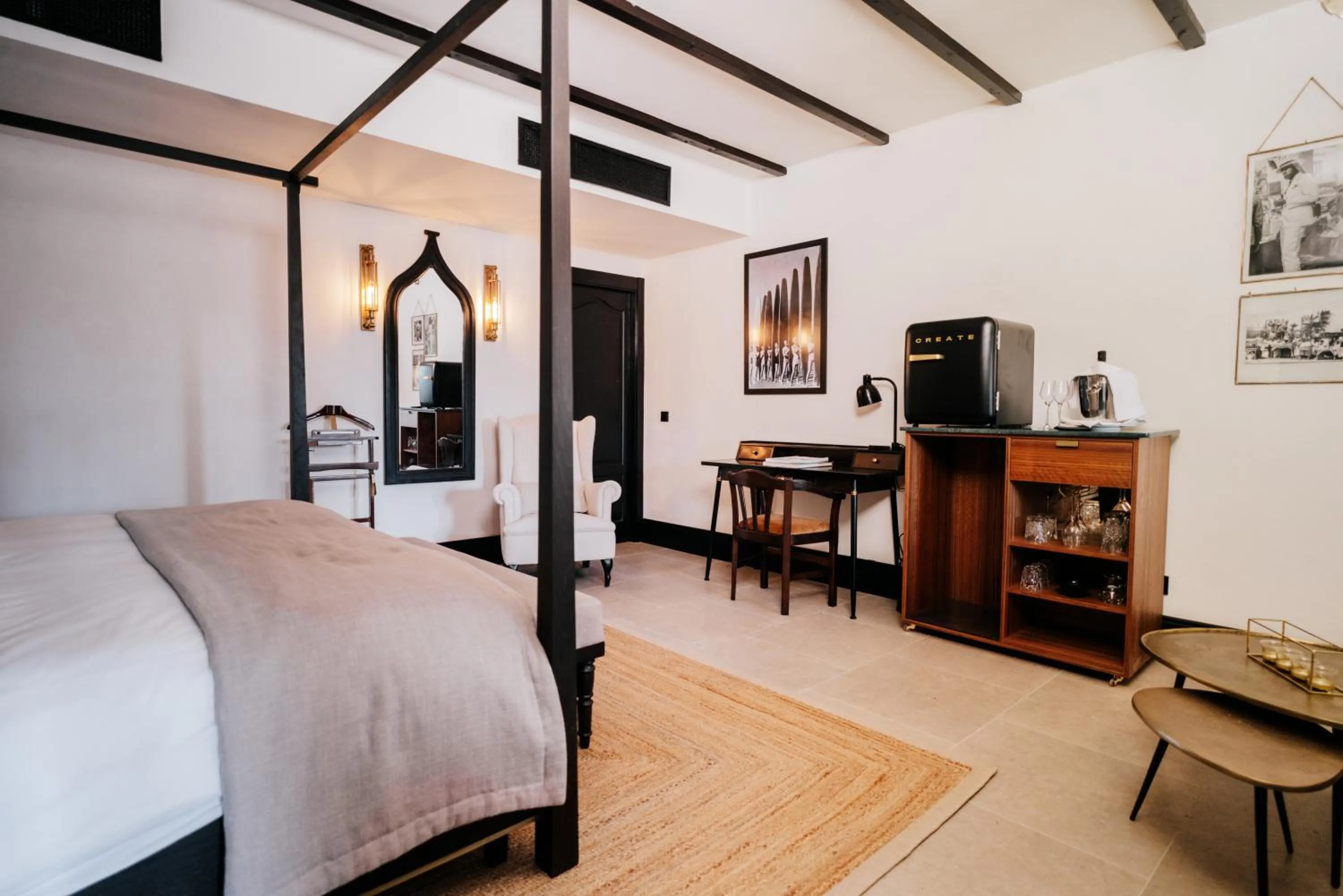 Bedroom, Bed in Hotel Son Molí Country House