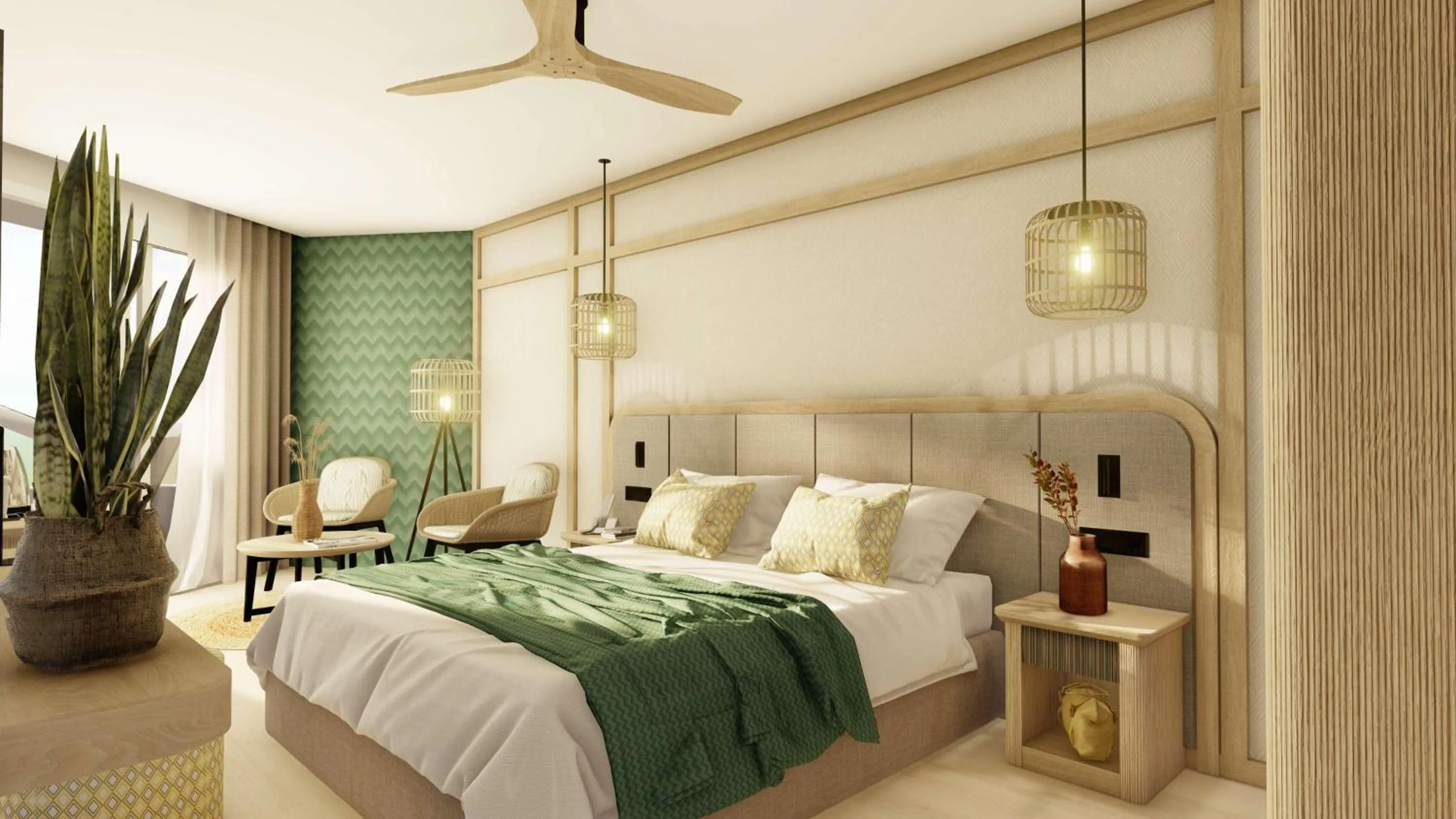 Bed in Tomir Portals Suites - Adults Only