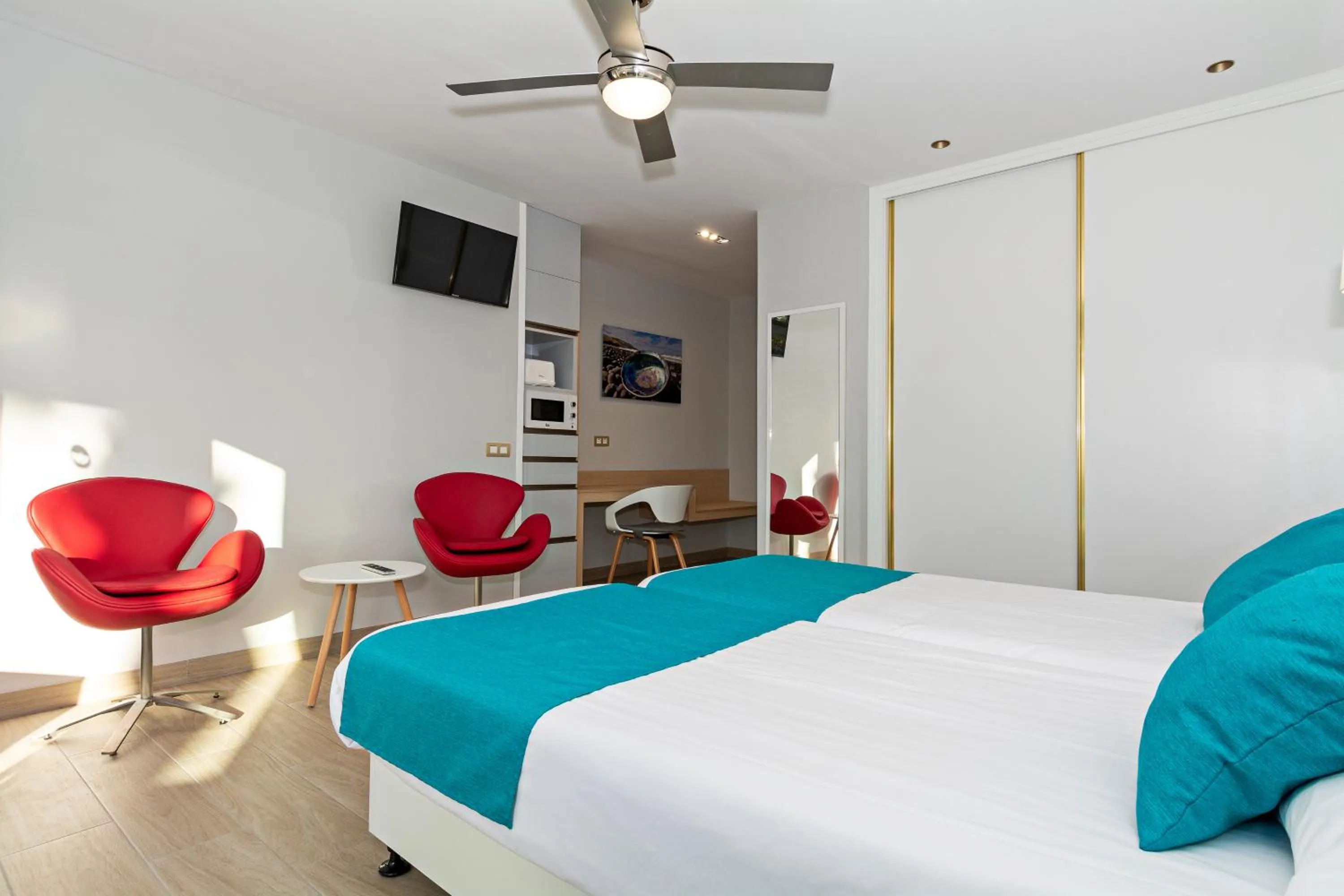 Bed in Apartamentos Panorama Adults Only