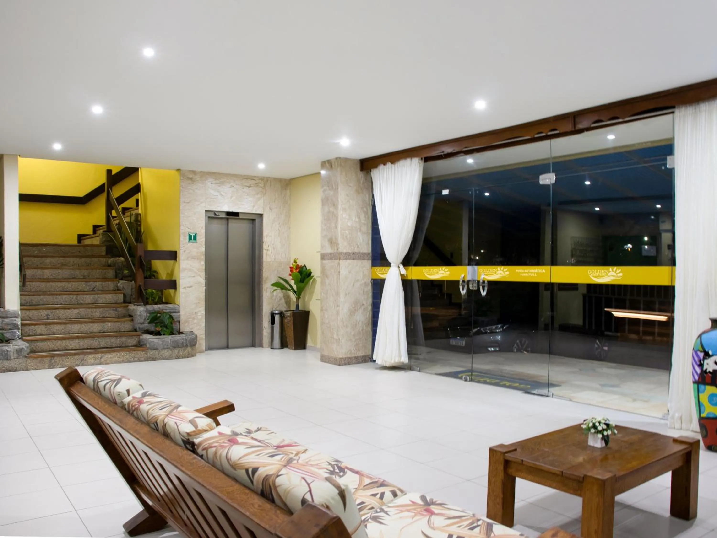 Lobby or reception in Golden Beach Hotel