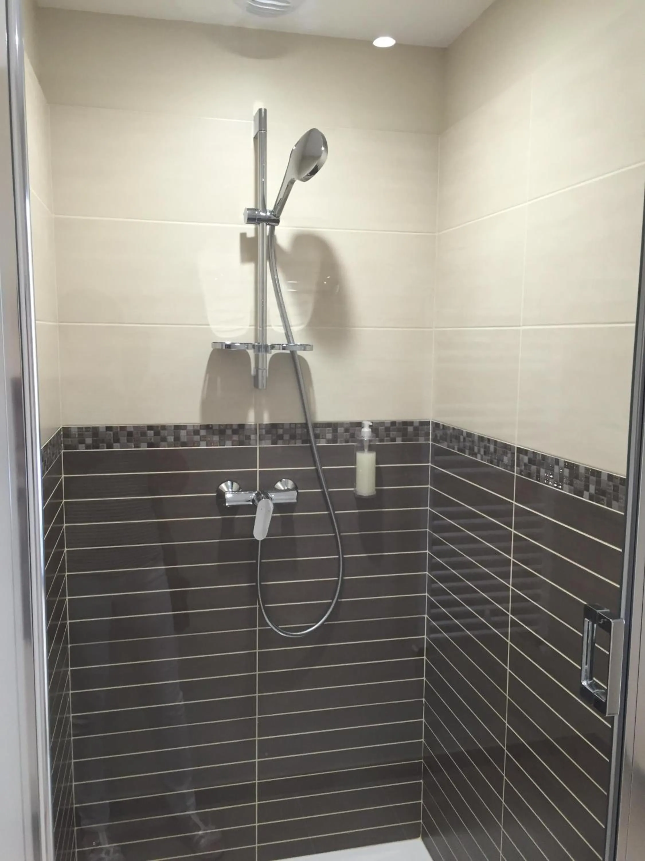 Quadruple Room with Shower in Hôtel Les Galets Bleus