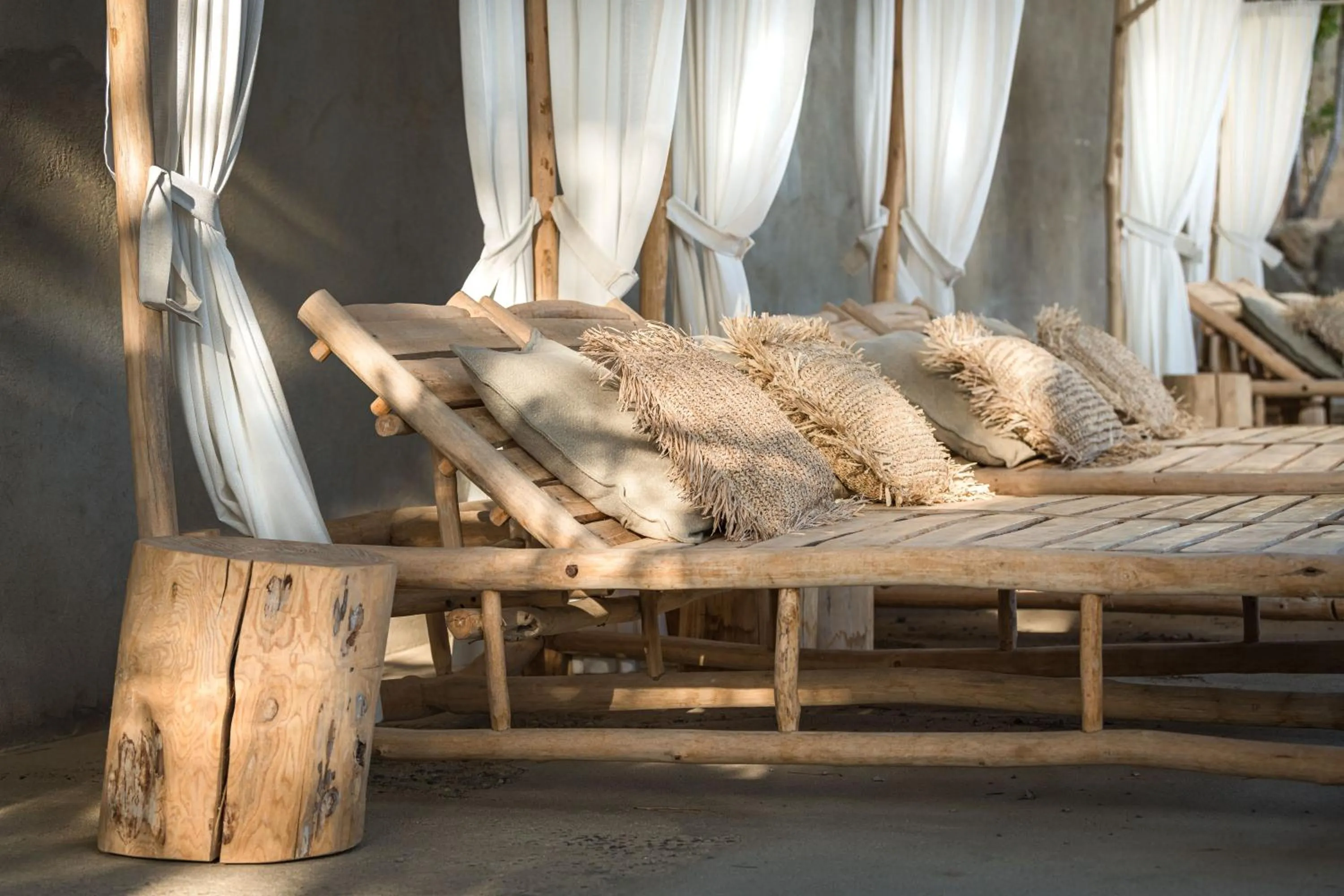 sunbed in Almadraba Park Hotel