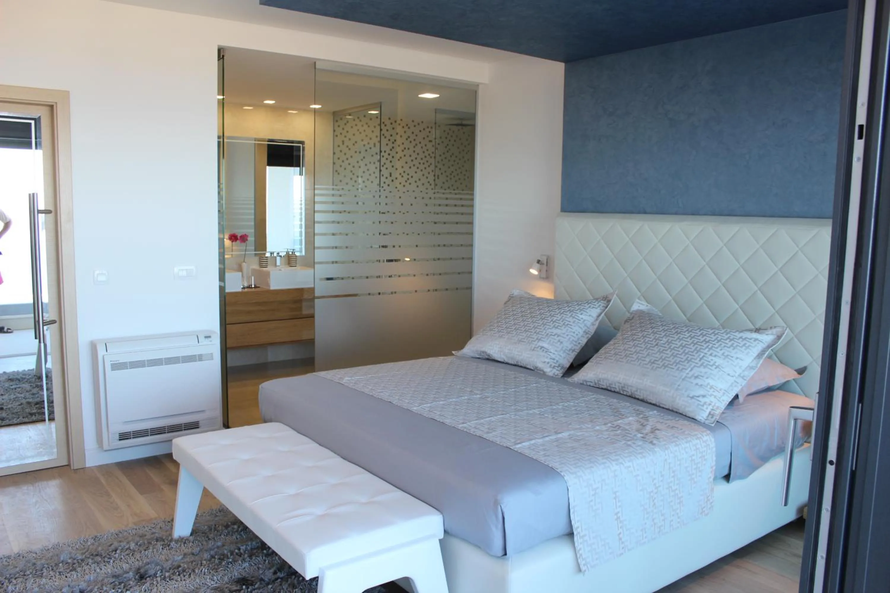 Bed in Villa Afrodita