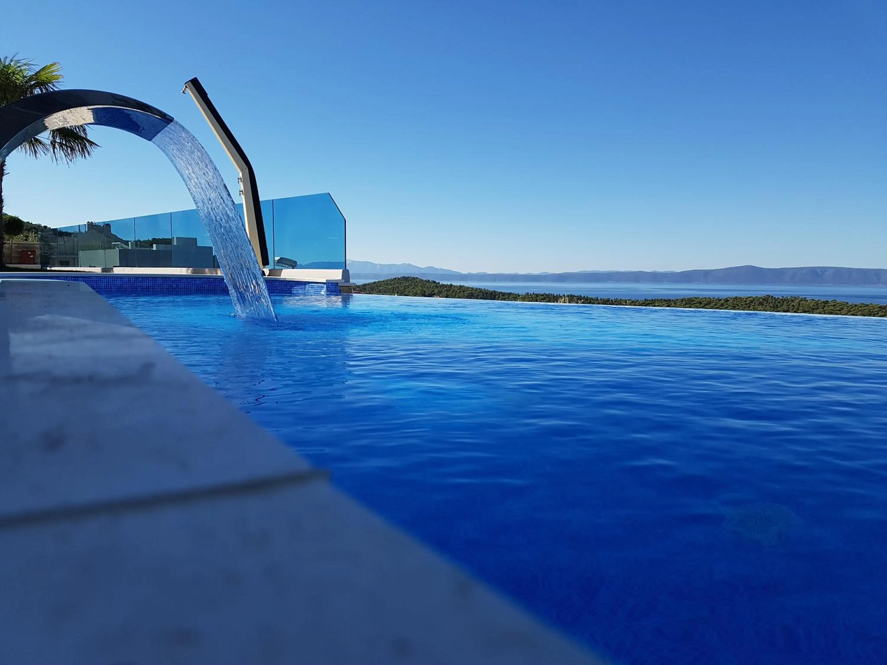 Swimming pool in Villa Afrodita