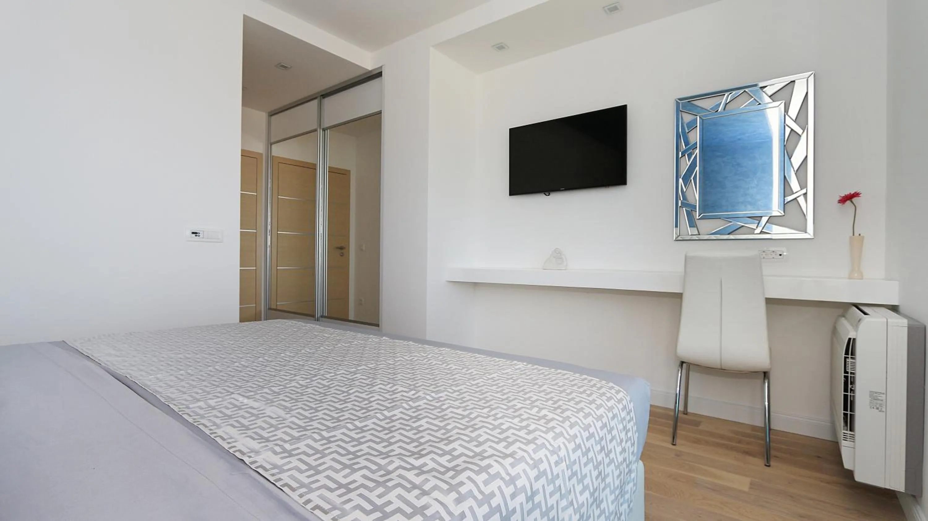 Bed in Villa Afrodita