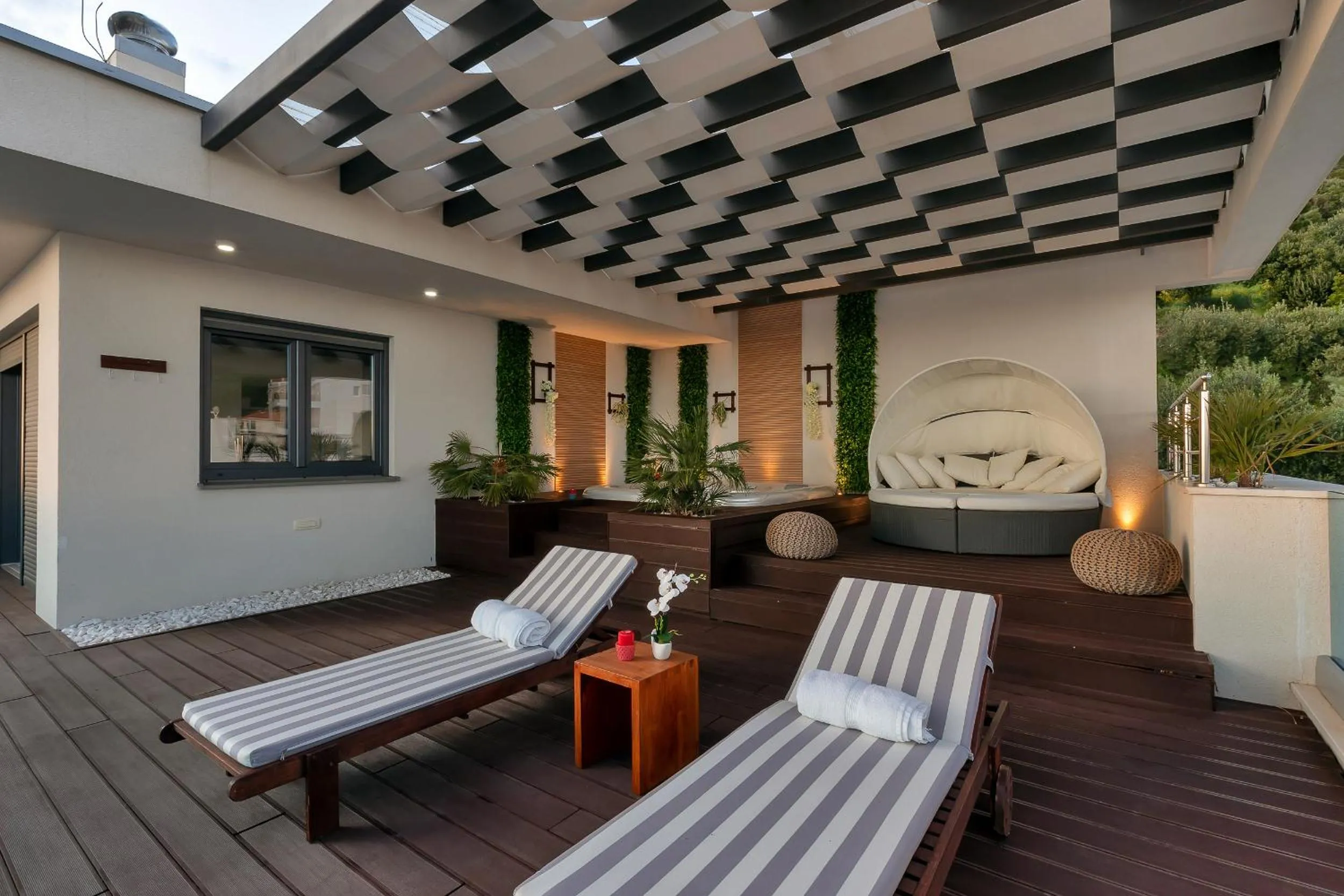 Balcony/Terrace in Villa Afrodita