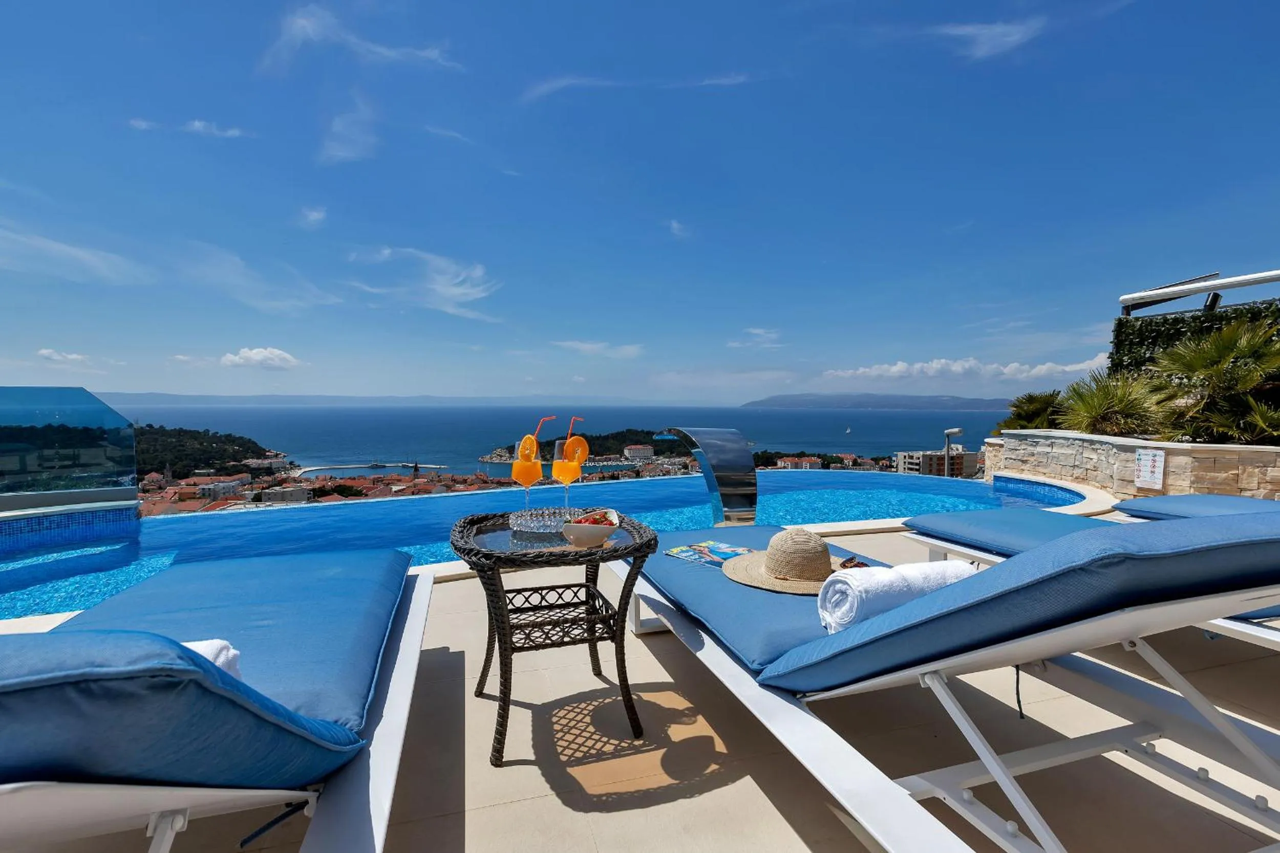 Pool view in Villa Afrodita
