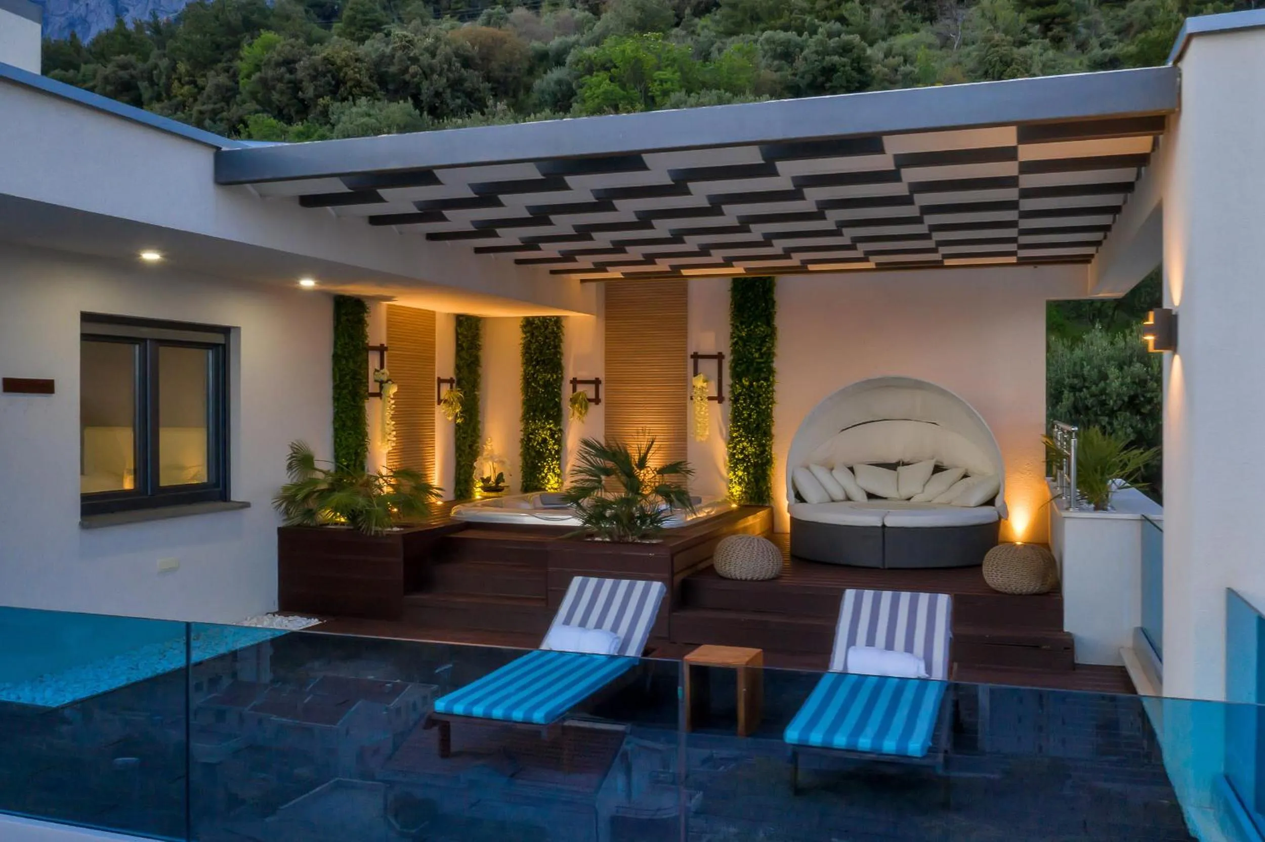 Balcony/Terrace in Villa Afrodita