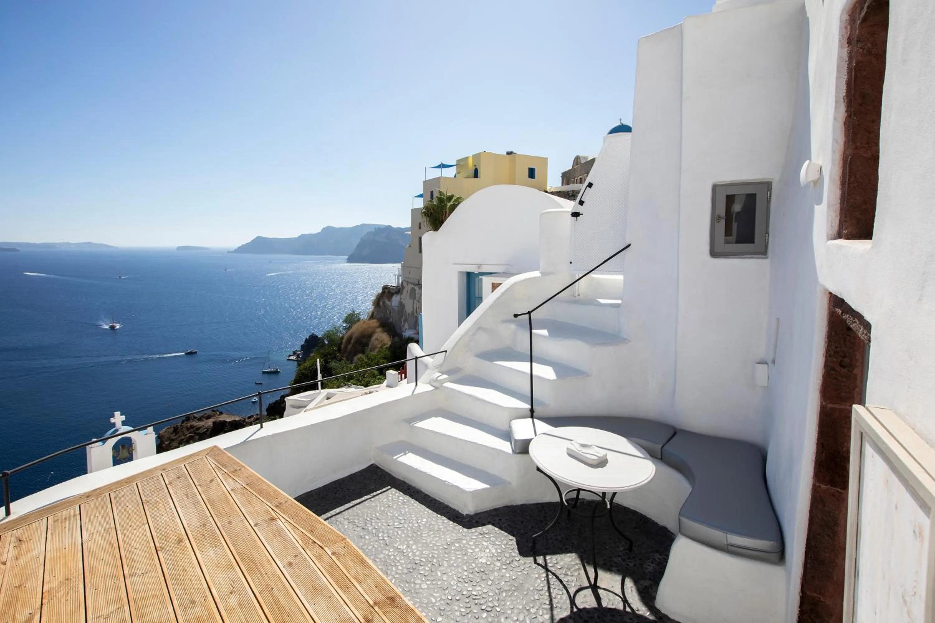 Balcony/Terrace in Ducato di Oia - Adults Only