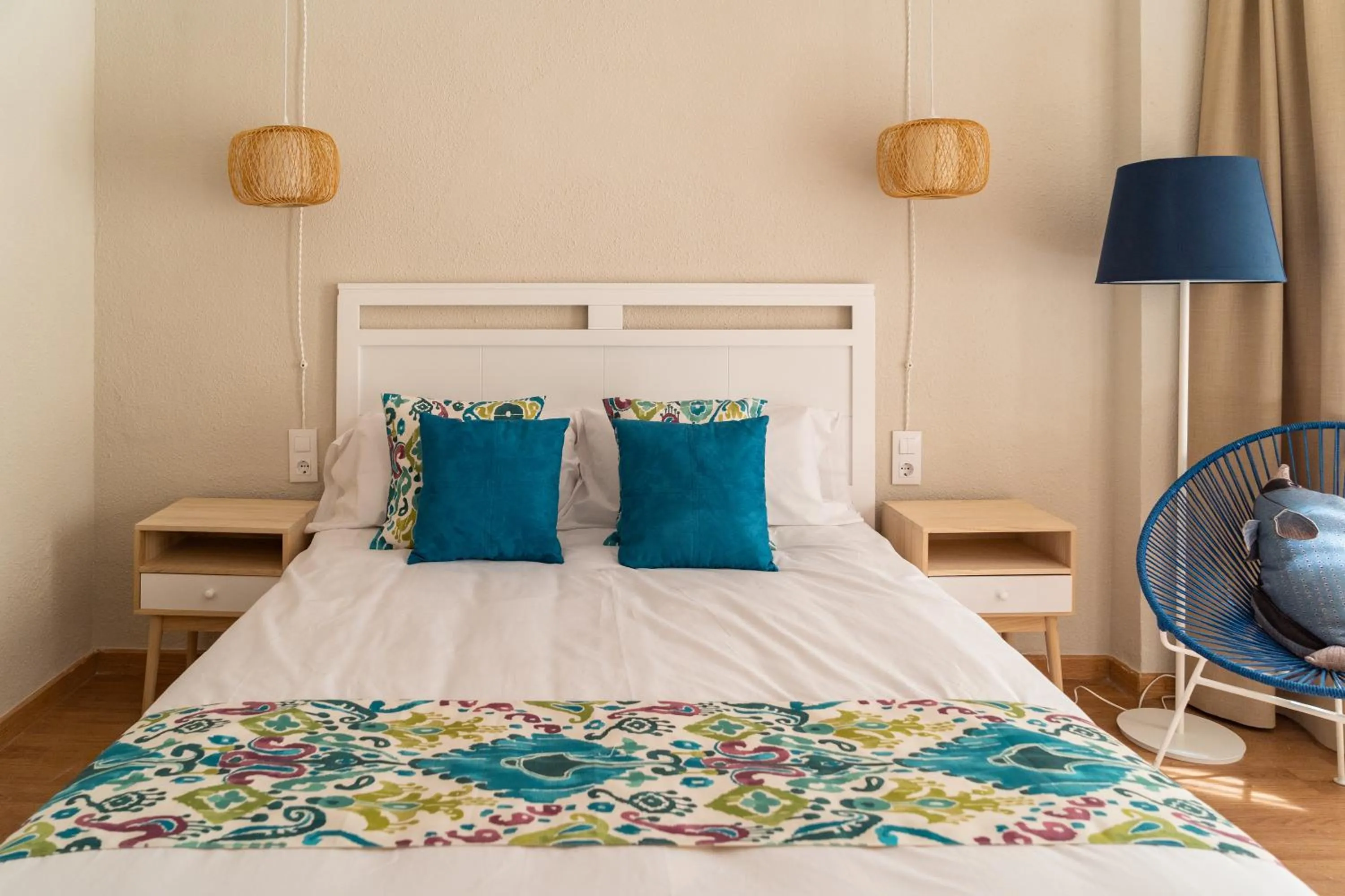 Property building, Bed in Hotel Aubí