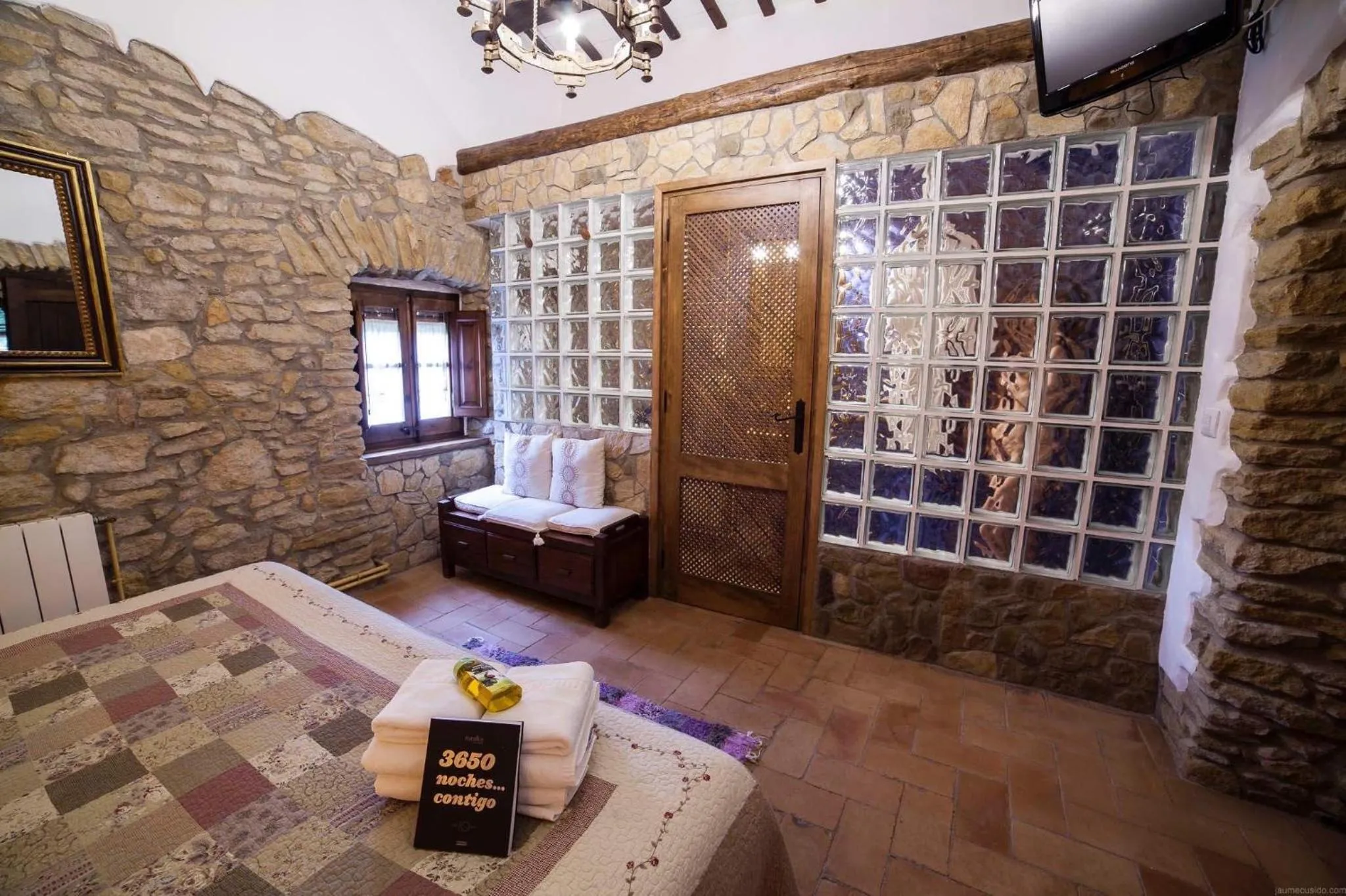 Photo of the whole room, Bed in Hotel Mas Rabiol -Emporda-Only Adults-Eco Hotel