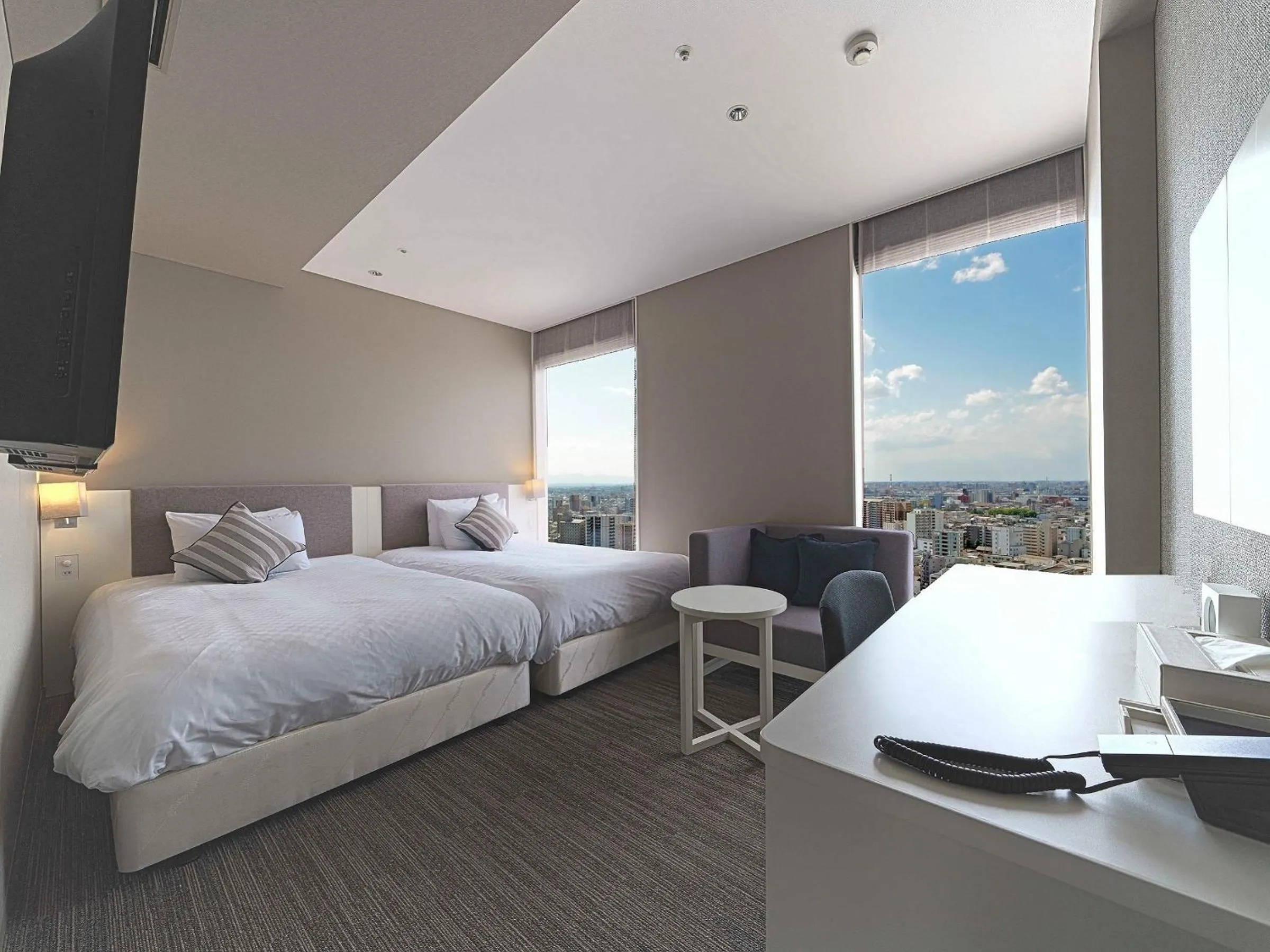 Photo of the whole room, Bed in Meitetsu Inn Nagoyaeki Shinkansenguchi