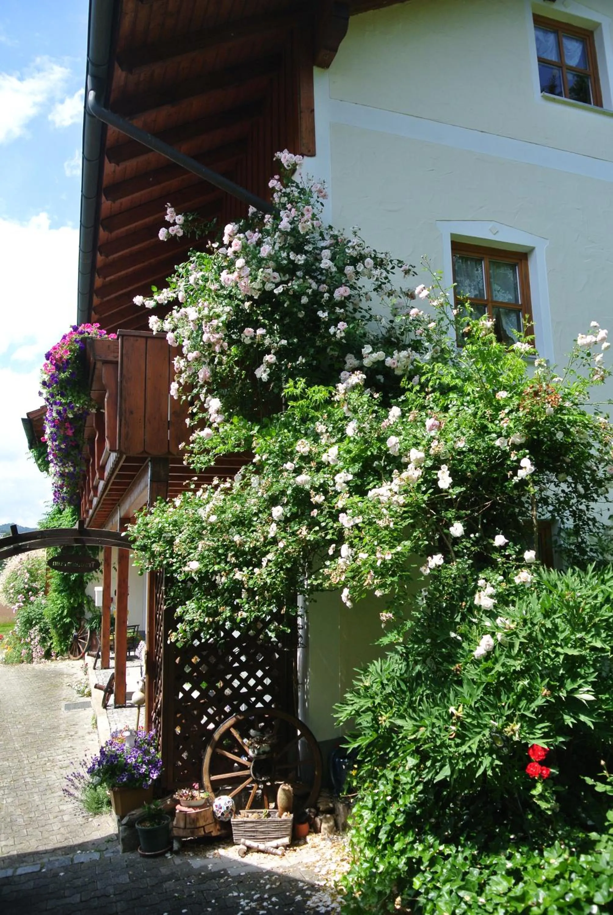 Facade/entrance in Haus Am Waldrand - Ferienwohnung Augustin