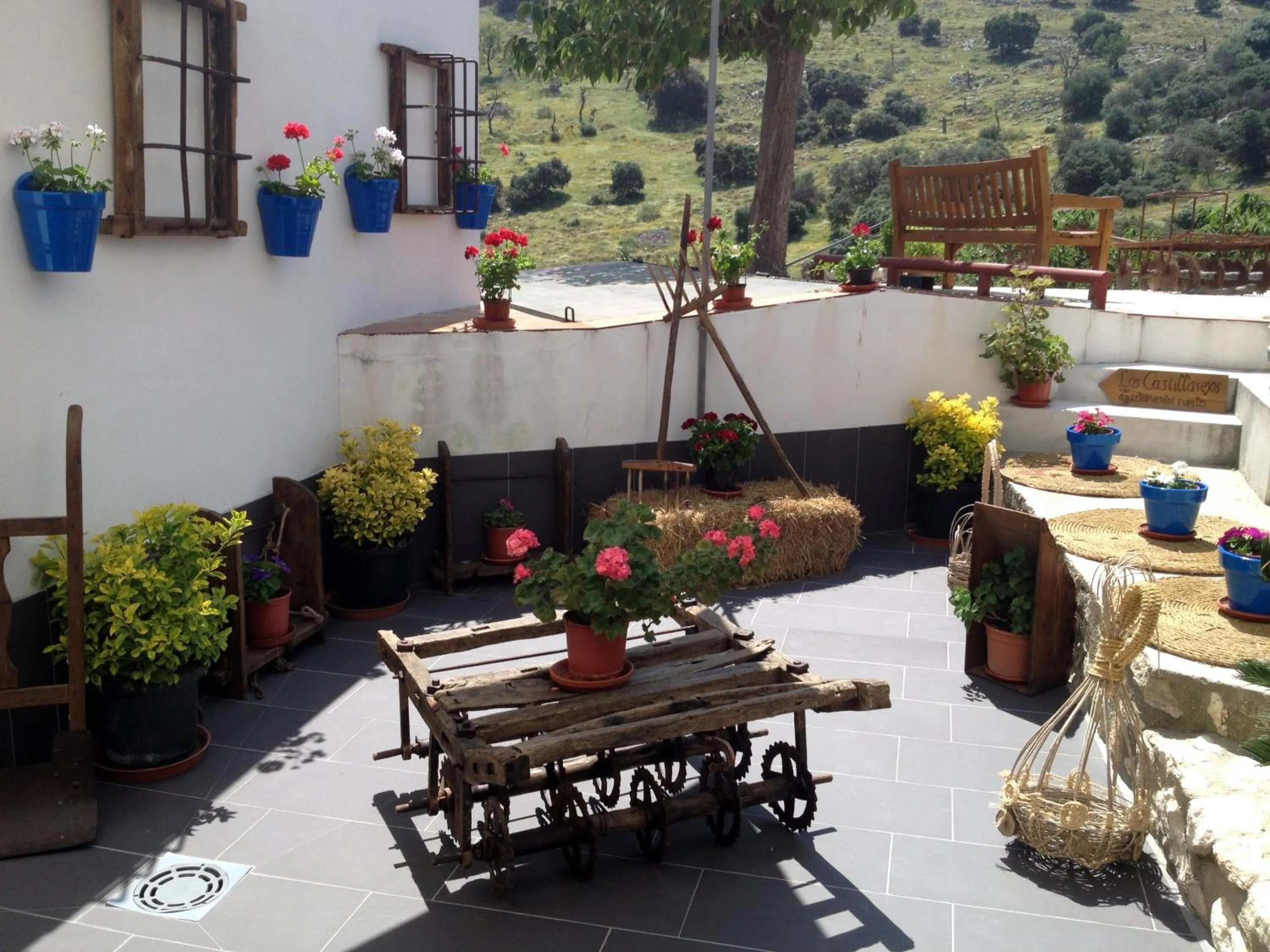 Patio in Los Castillarejos Apartamentos Rurales