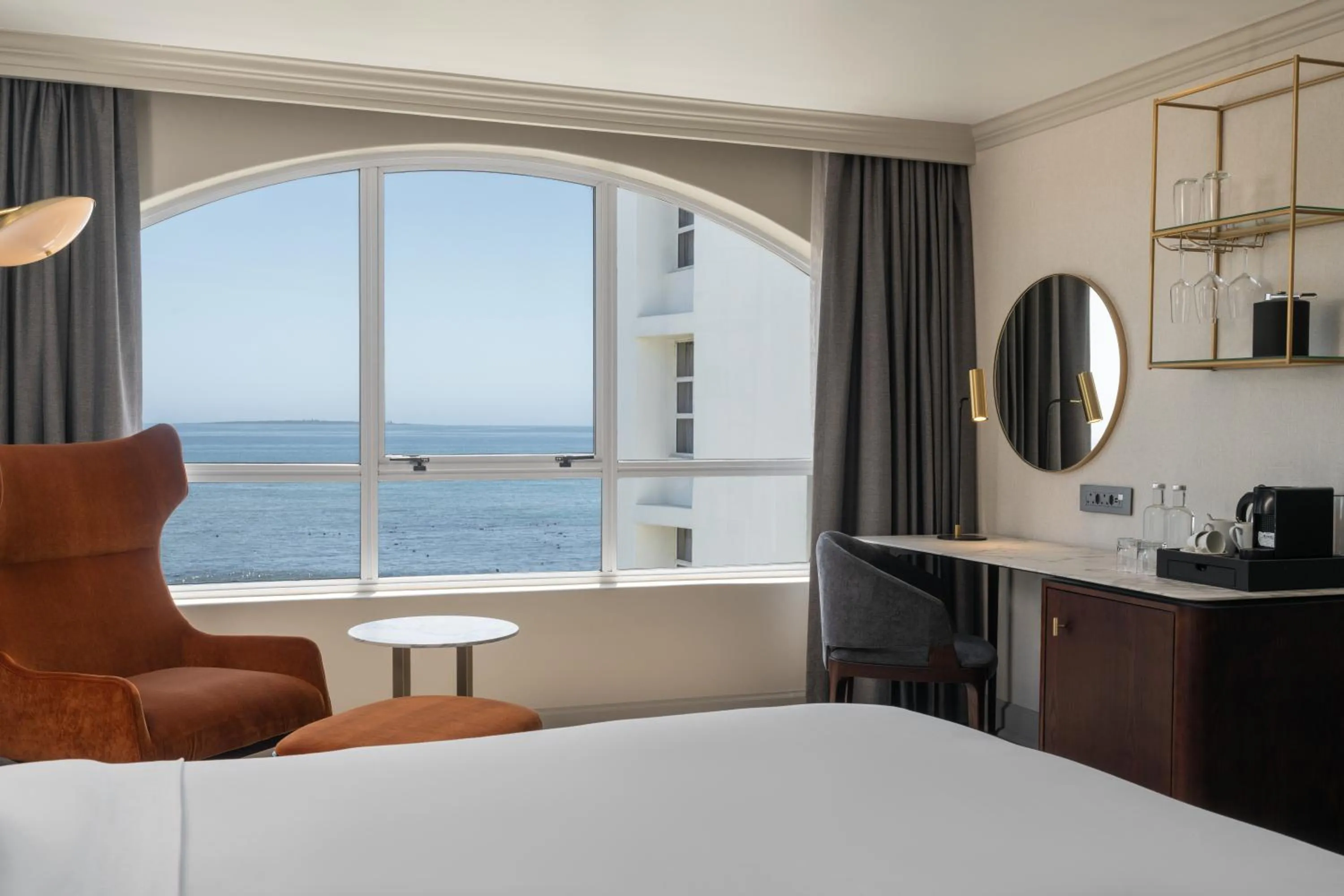 Sea view, Bed in Radisson Collection Hotel, Waterfront Cape Town