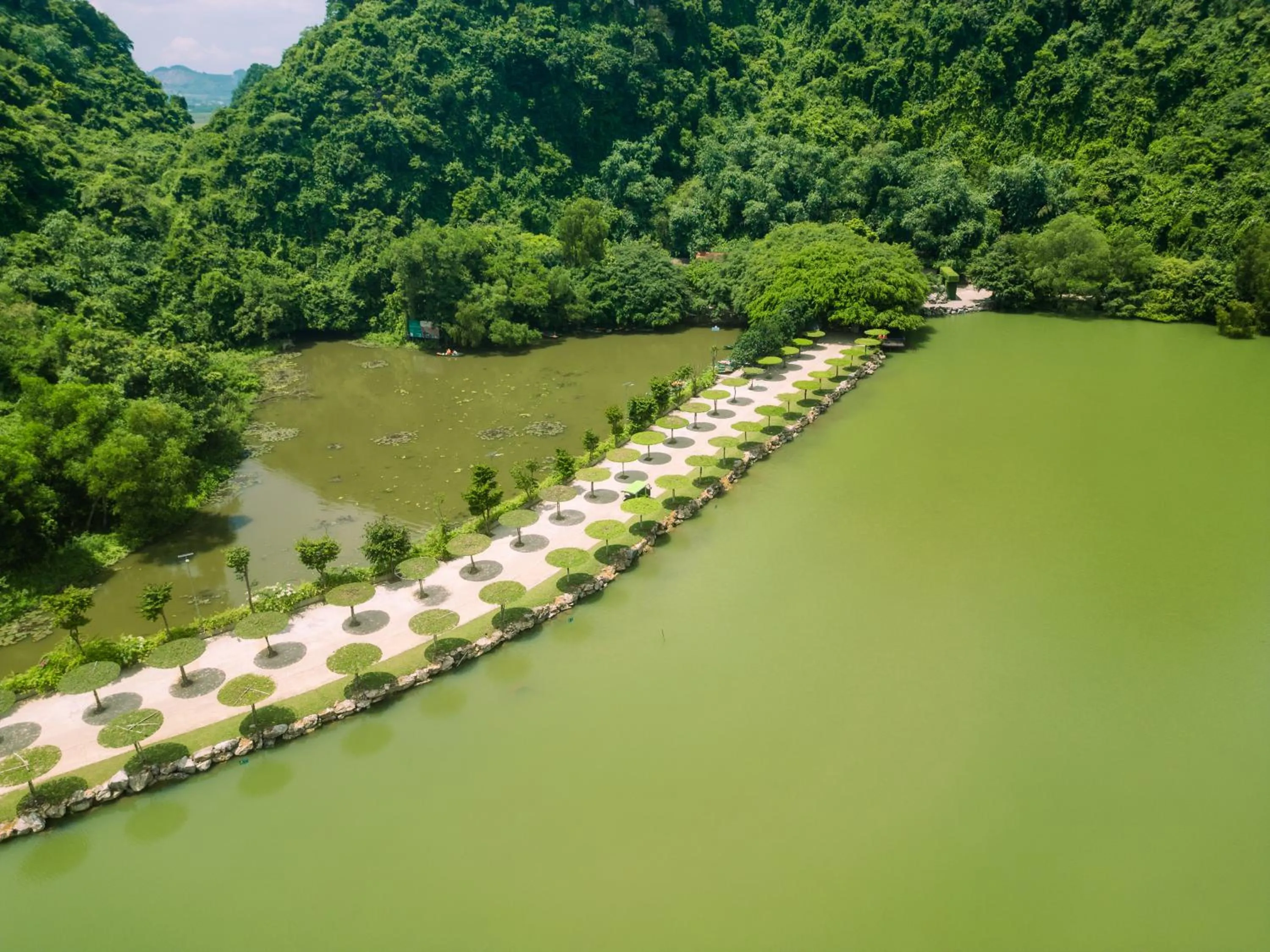 Natural landscape in Thung Nham Resort