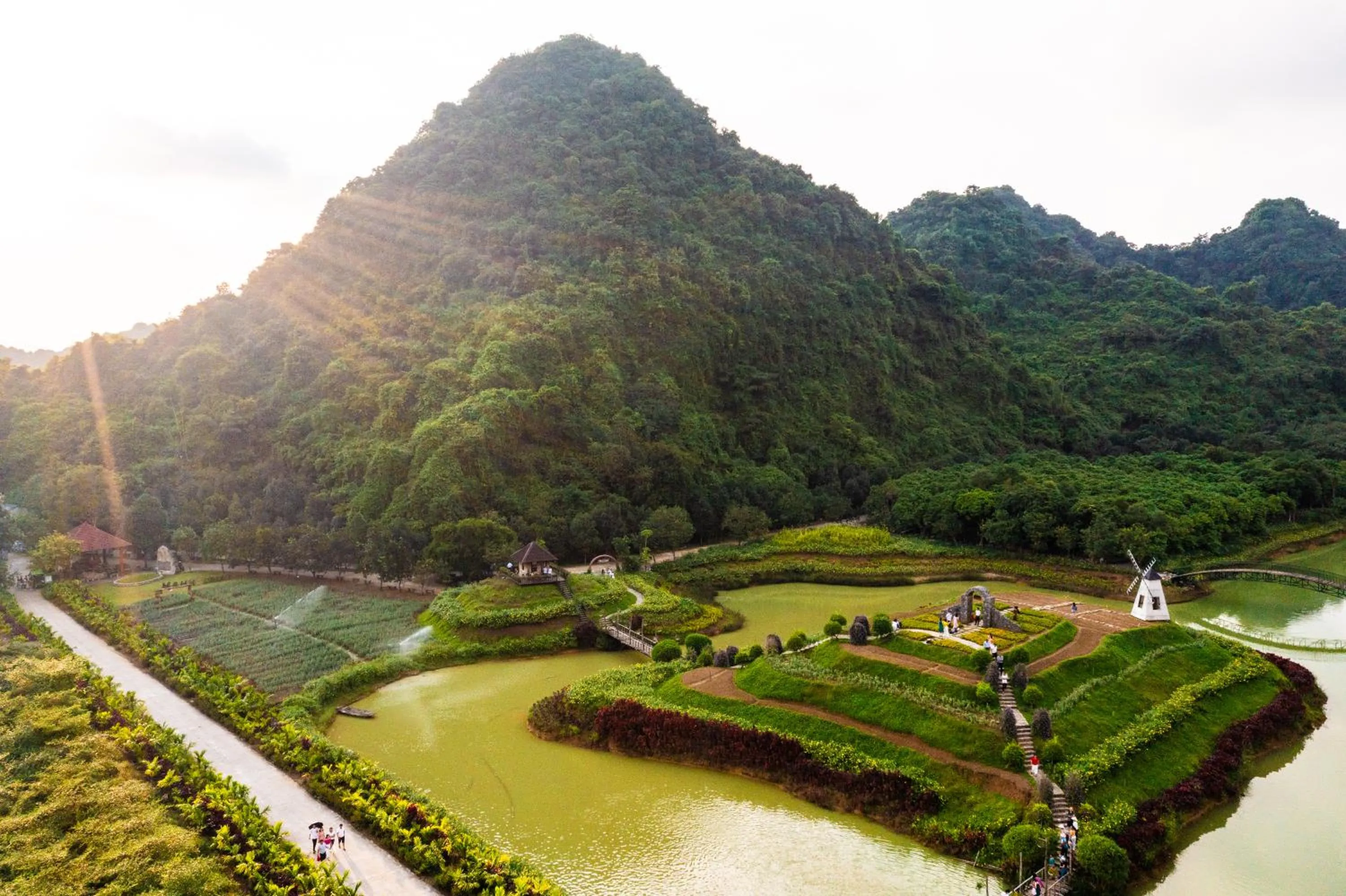 Natural landscape in Thung Nham Resort