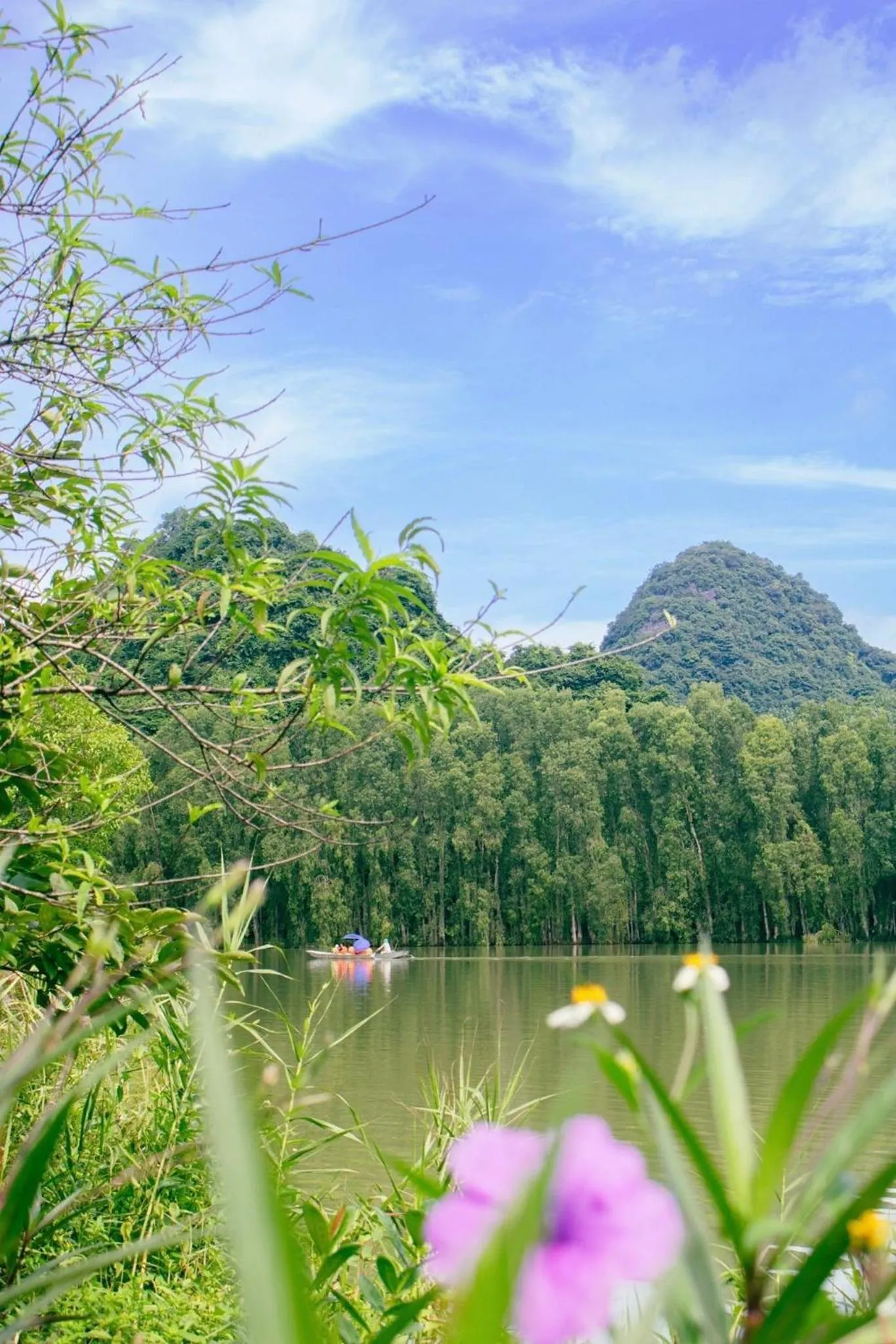 Natural landscape in Thung Nham Resort
