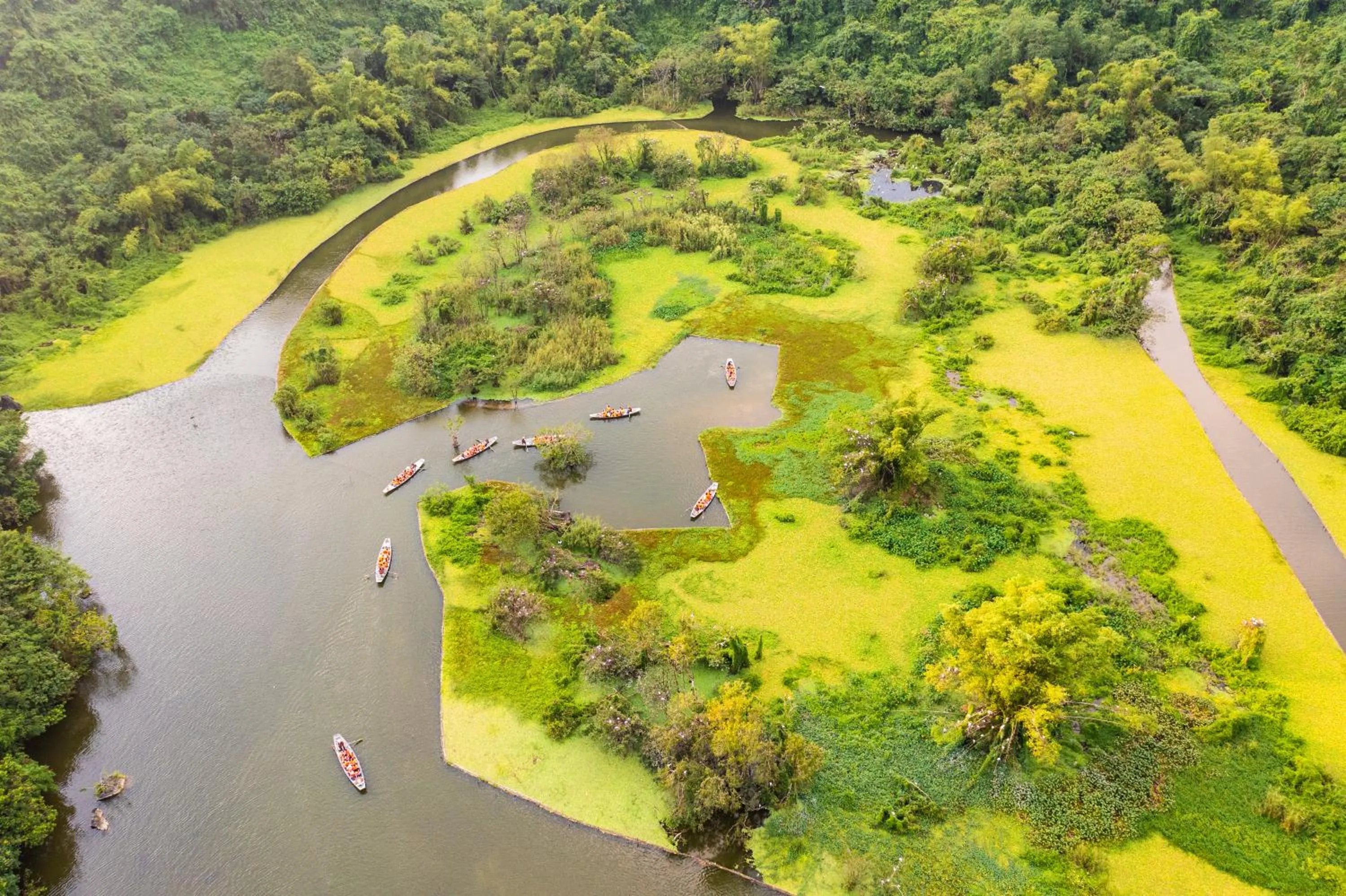Natural landscape in Thung Nham Resort