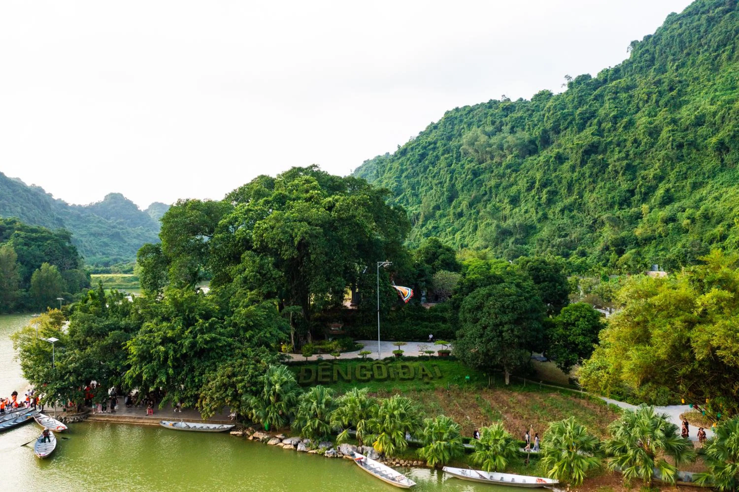 Natural landscape in Thung Nham Resort