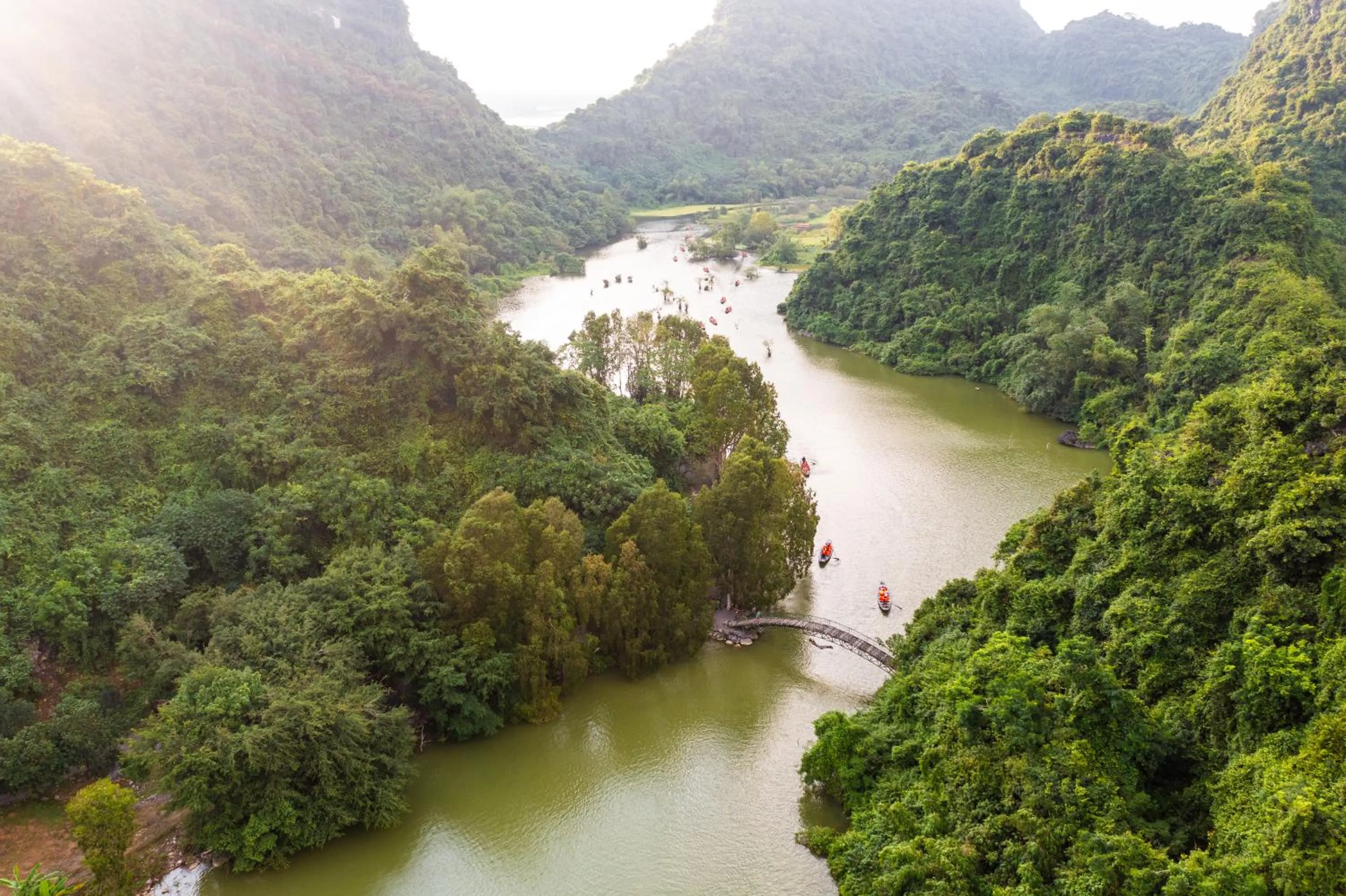 Natural landscape in Thung Nham Resort