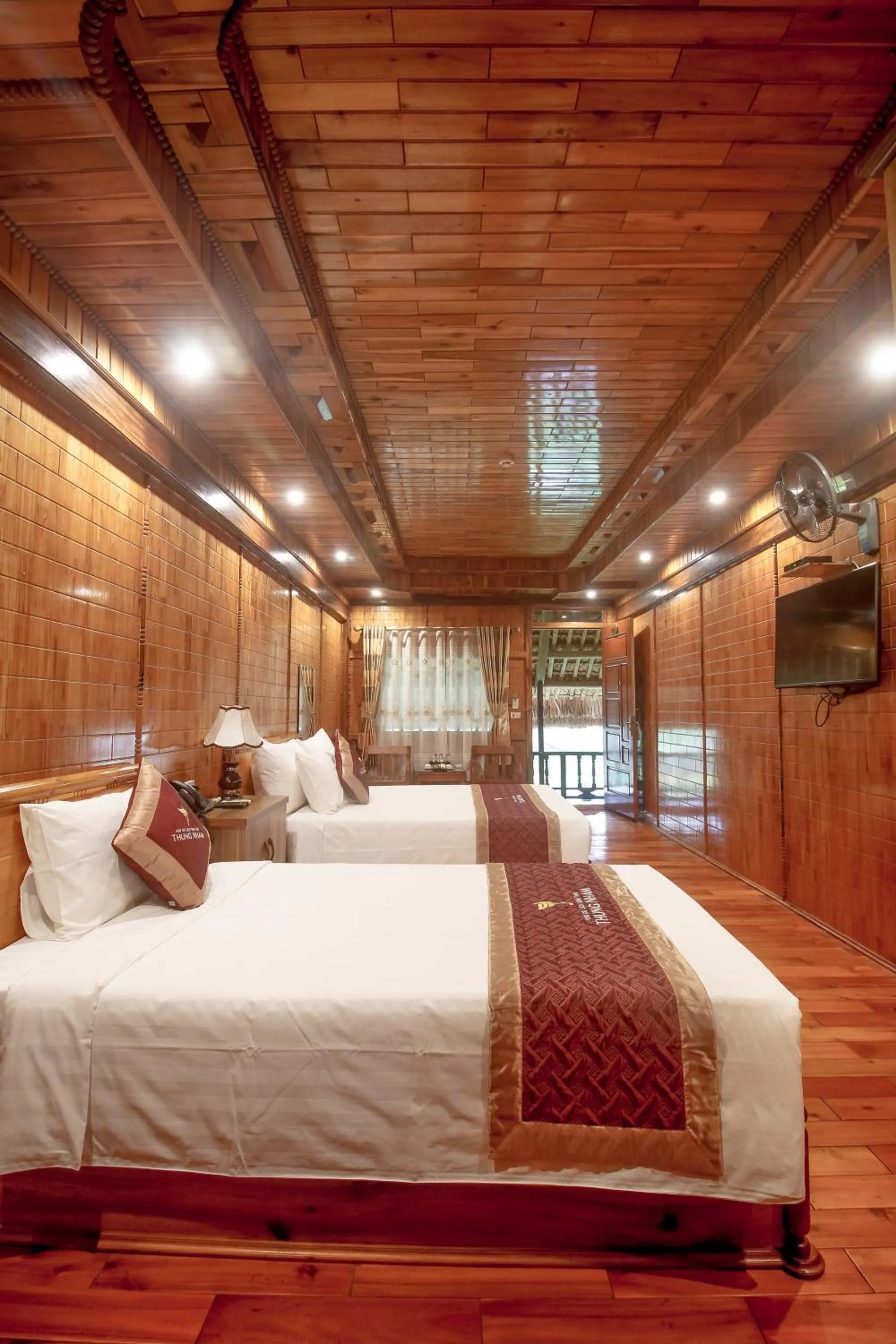 Bedroom, Bed in Thung Nham Resort