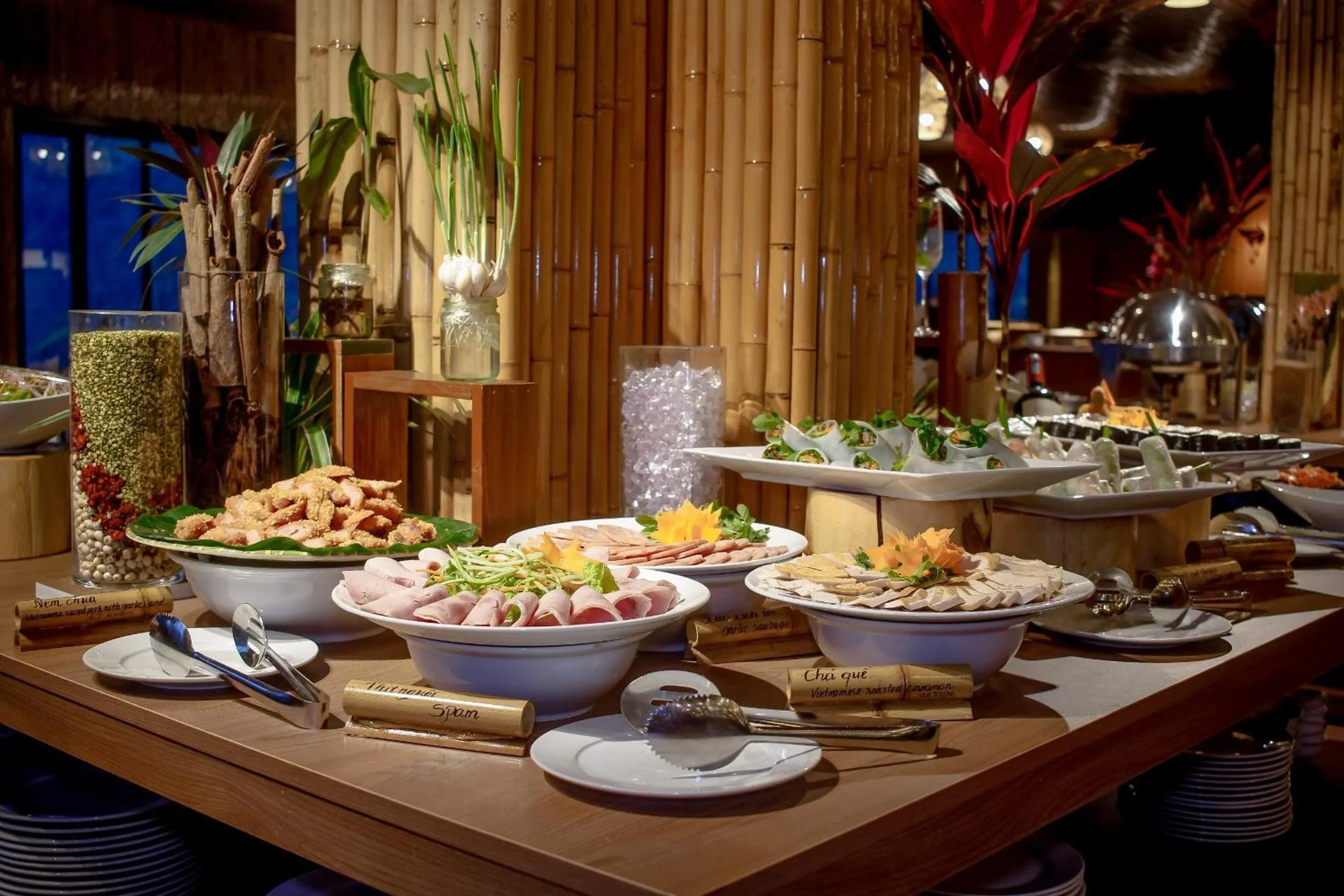 Breakfast in Thung Nham Resort