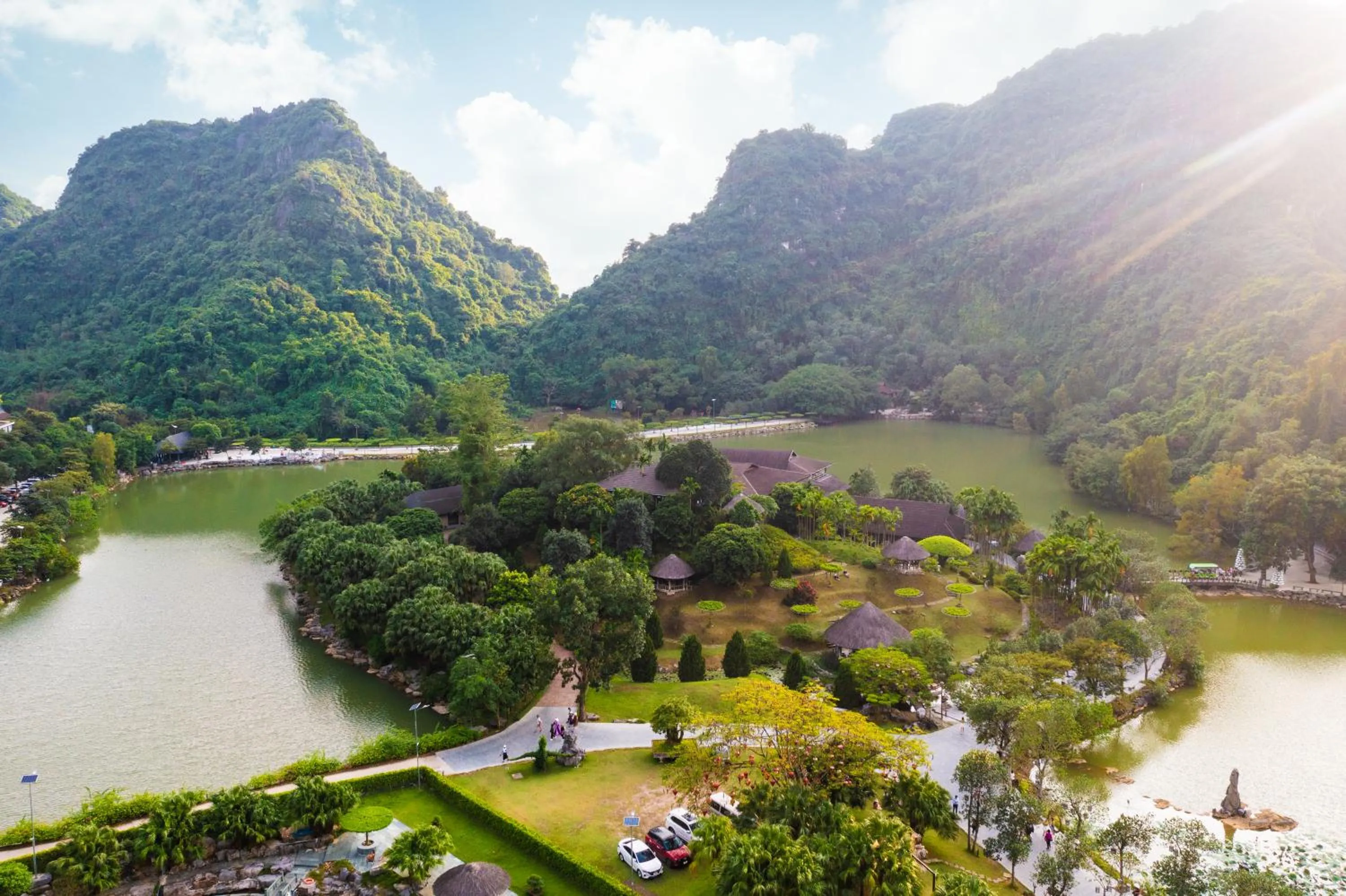 Natural landscape in Thung Nham Resort