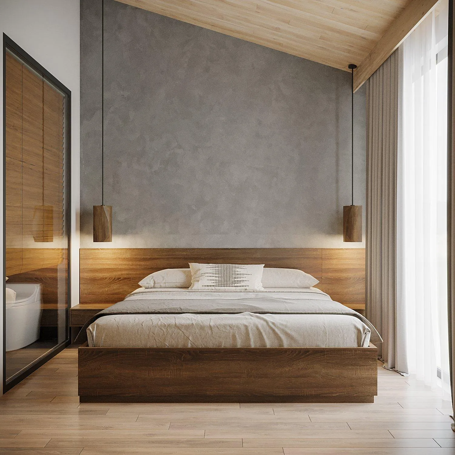 Bed in Thung Nham Resort