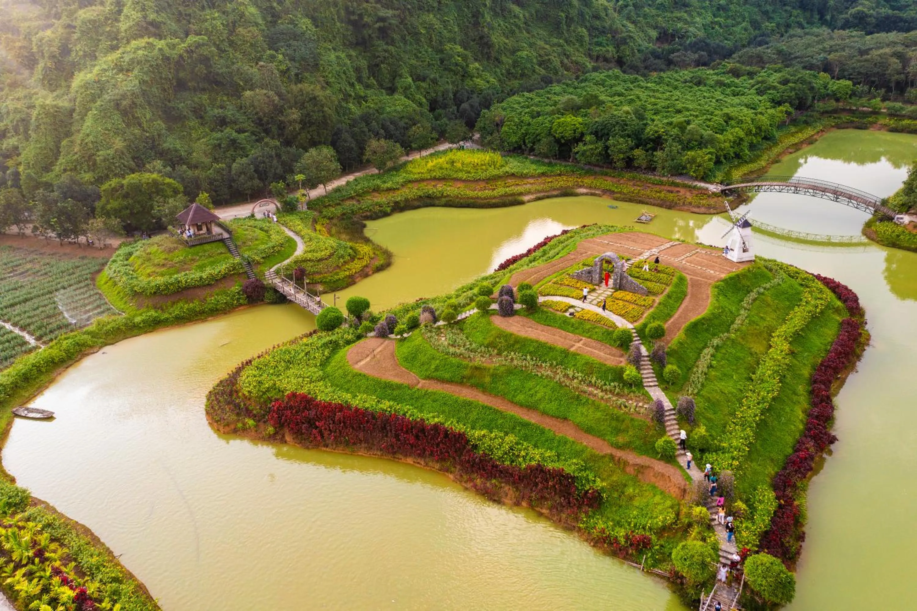 Natural landscape in Thung Nham Resort