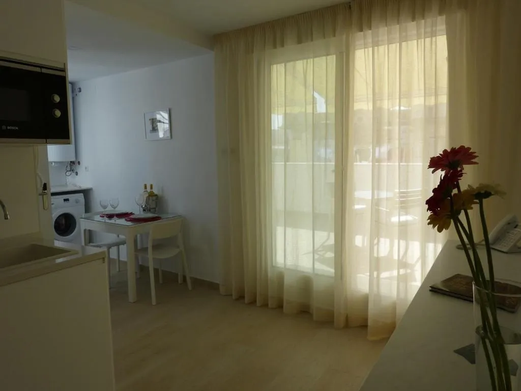 Kitchen or kitchenette in Hotel Apartamentos Patagonia Sur