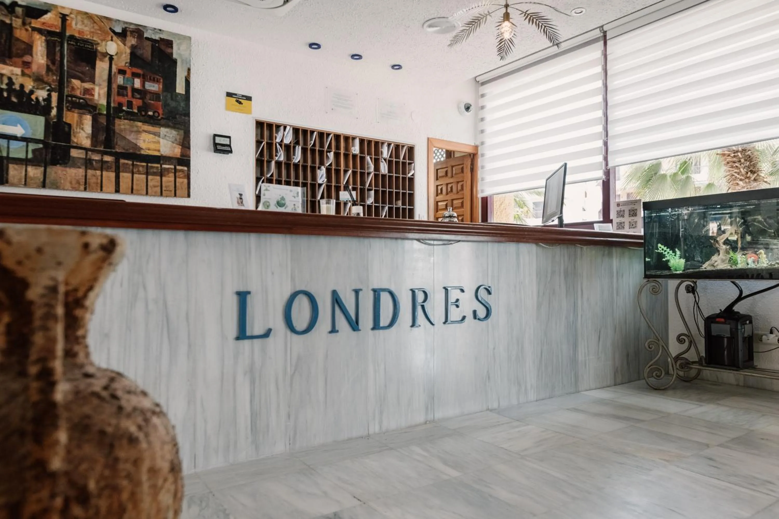 Lobby or reception in Hotel Apartamentos Londres La Manga