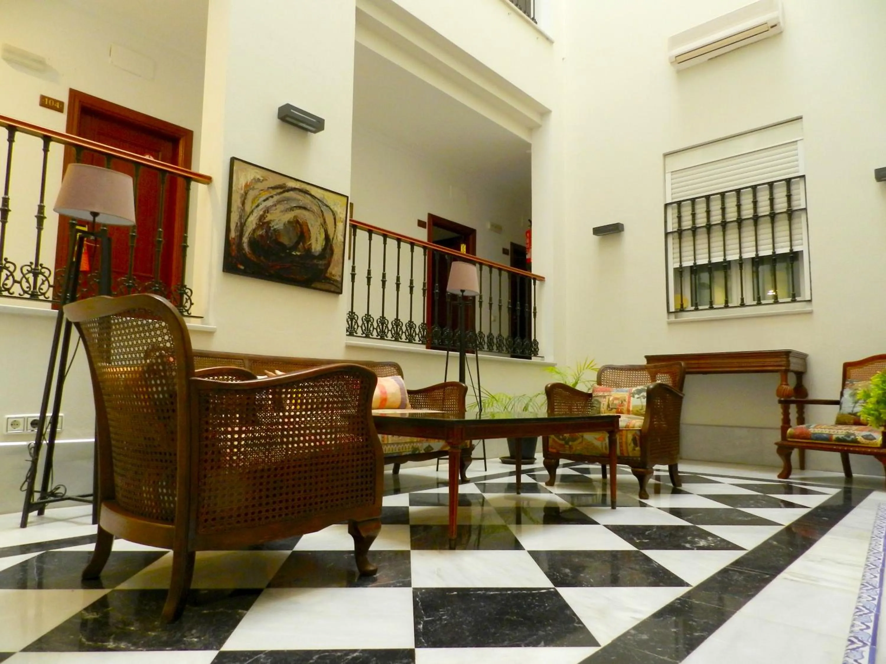 Patio in Hotel Doña Blanca