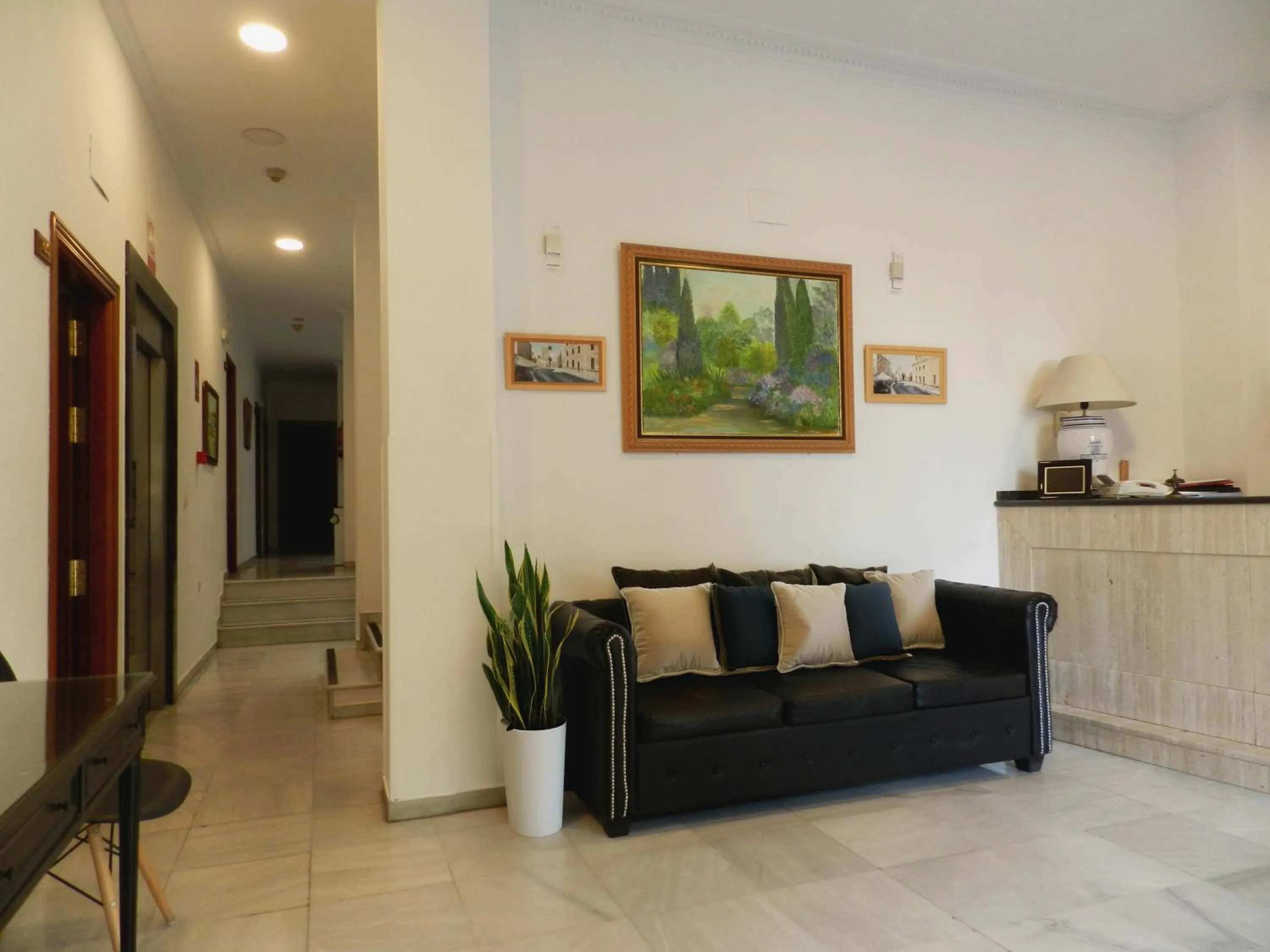 Lobby or reception in Hotel Doña Blanca