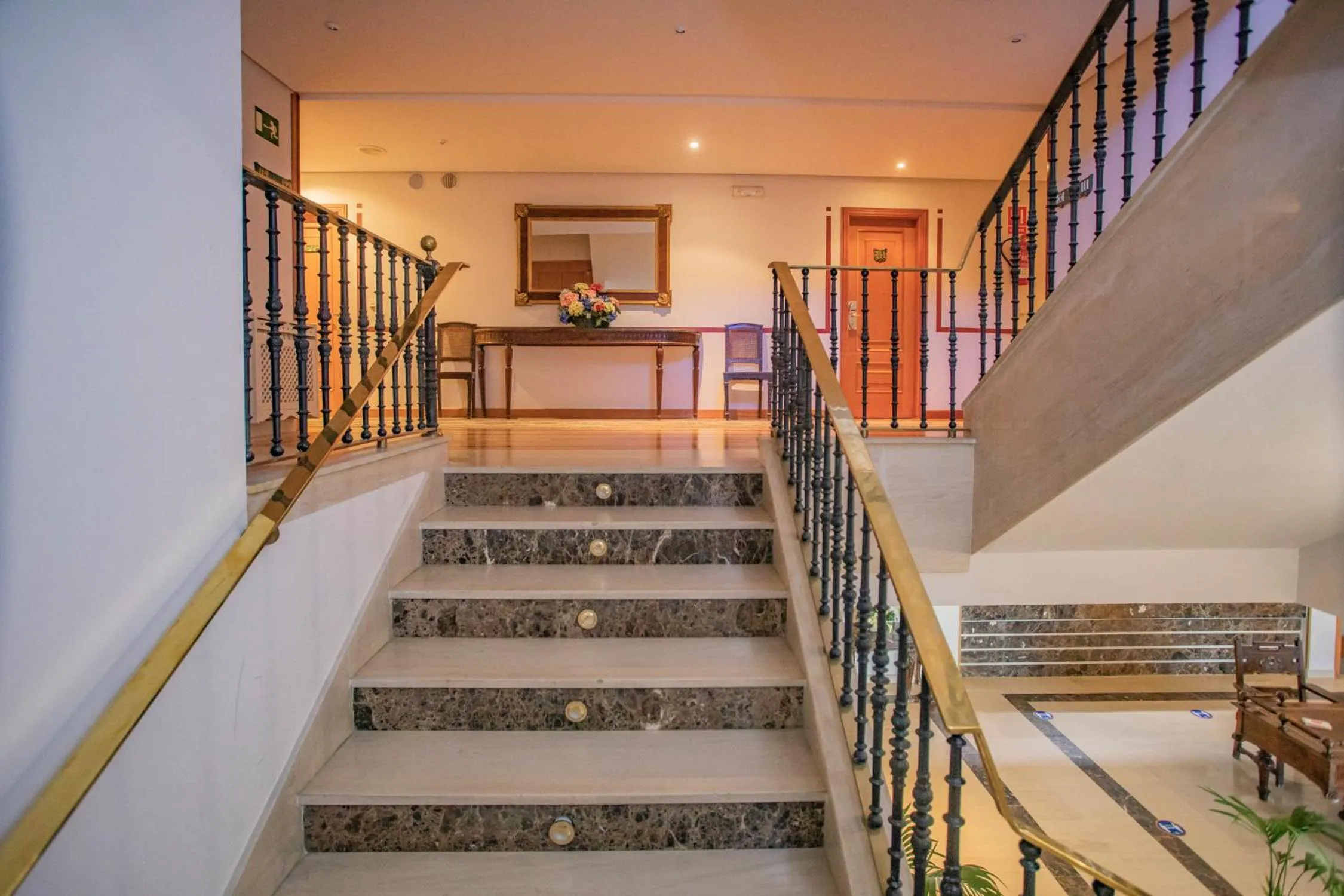 Patio in Pousada de Portomarín