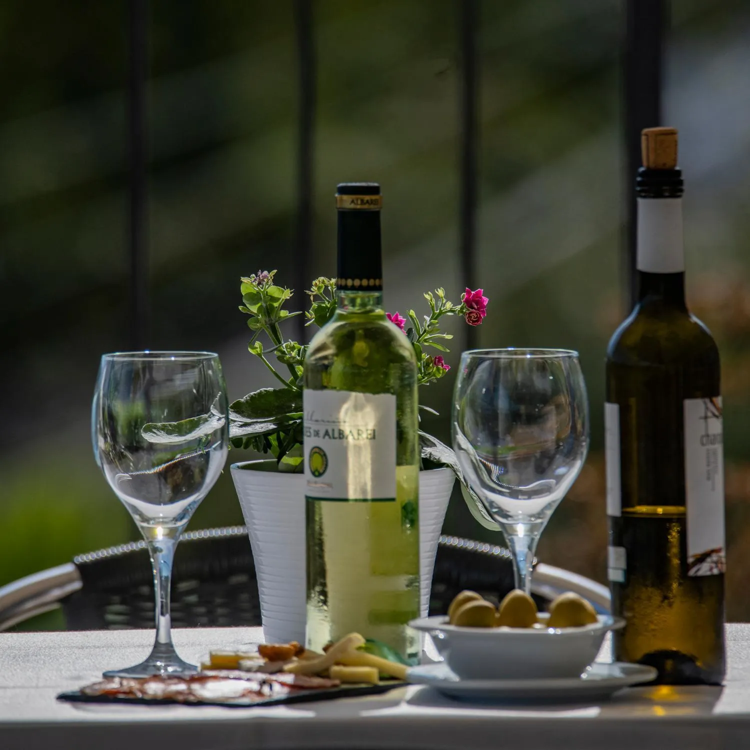 Balcony/Terrace in Pousada de Portomarín