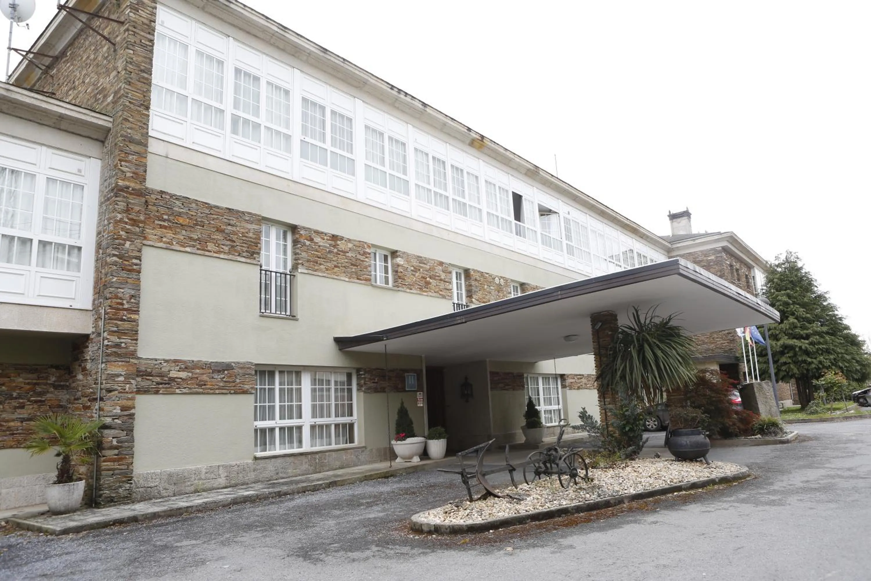 Facade/entrance in Pousada de Portomarín