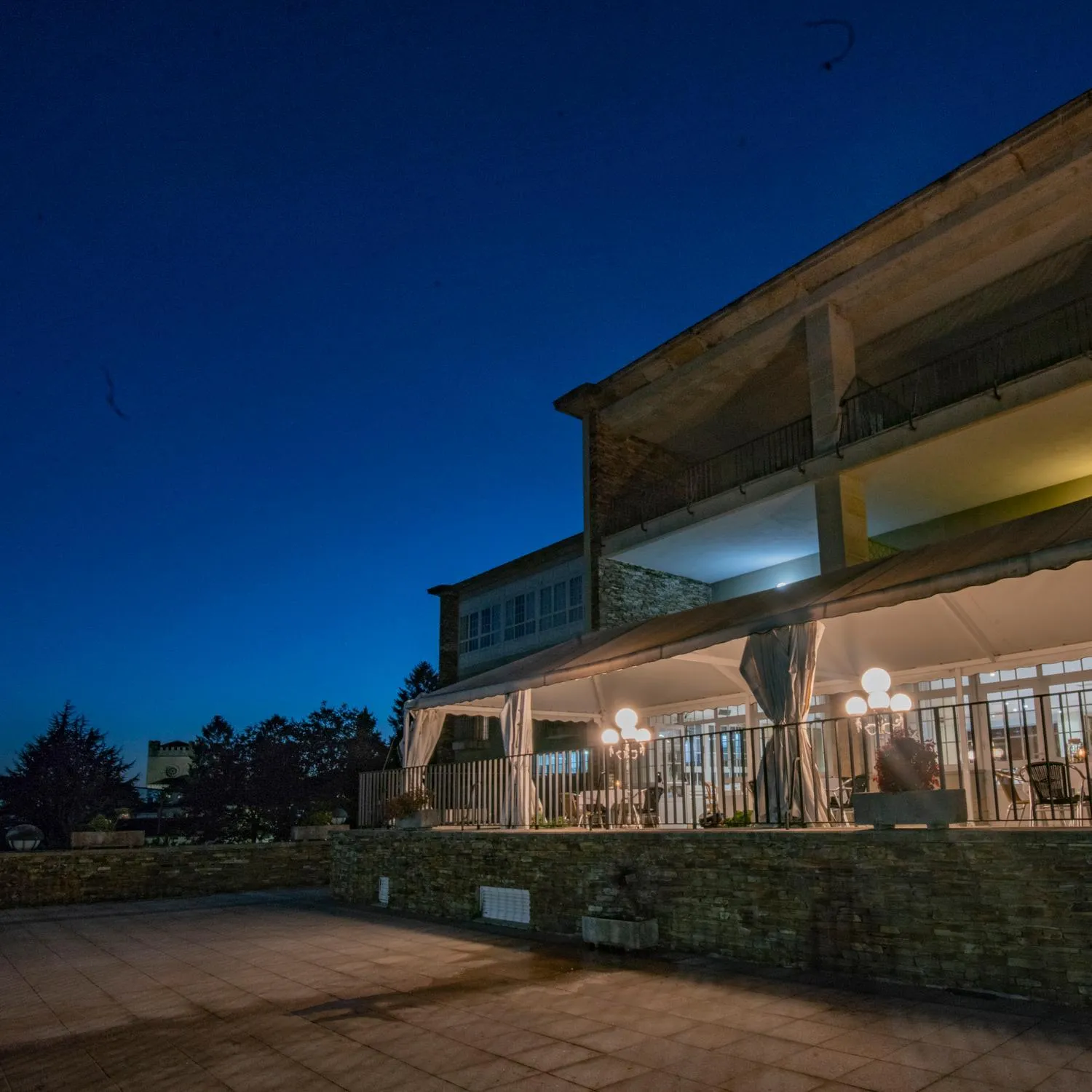 Property building in Pousada de Portomarín