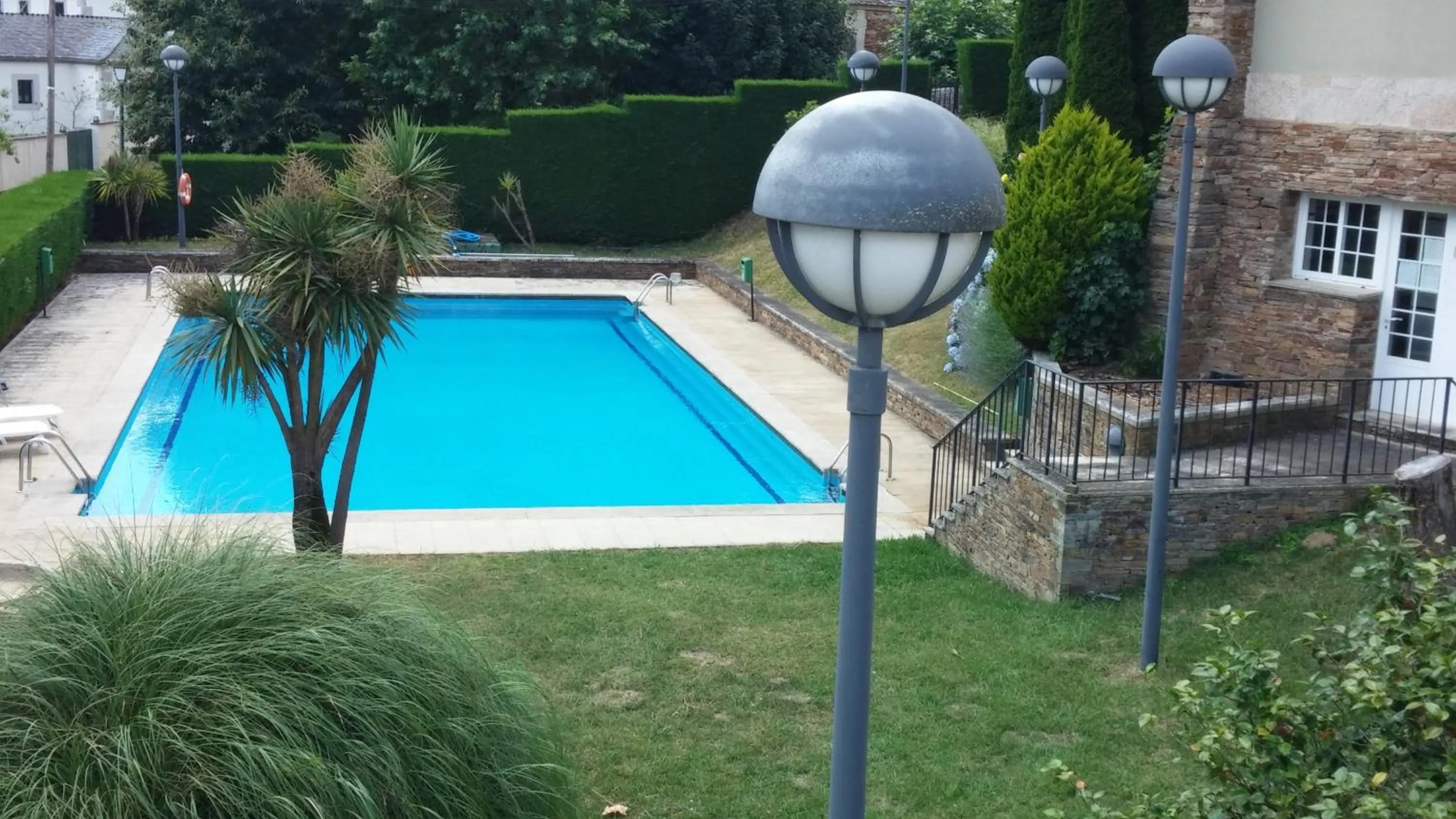 Swimming pool in Pousada de Portomarín