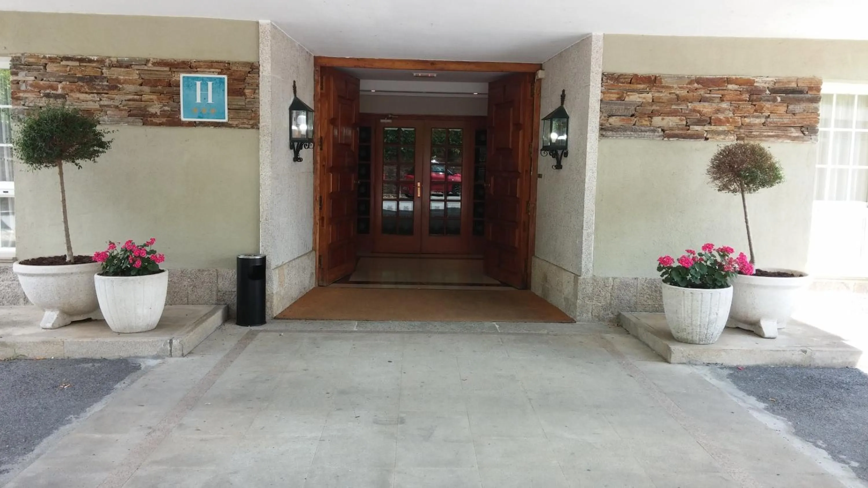 Facade/entrance in Pousada de Portomarín