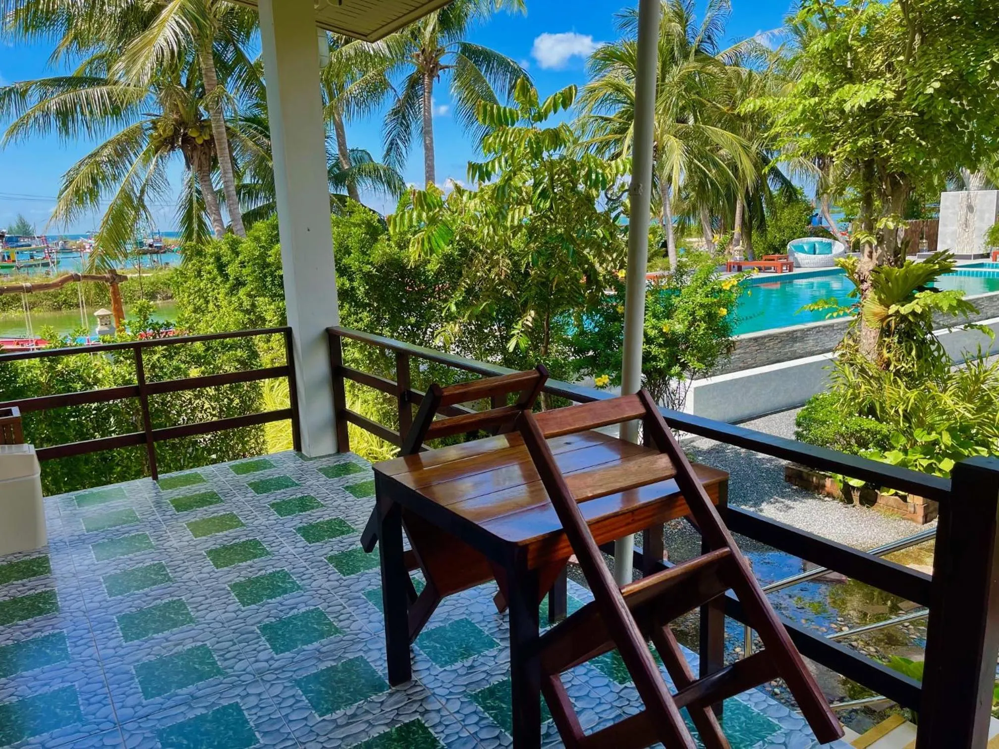Balcony/Terrace in Breeze Bay Villas Koh Phangan