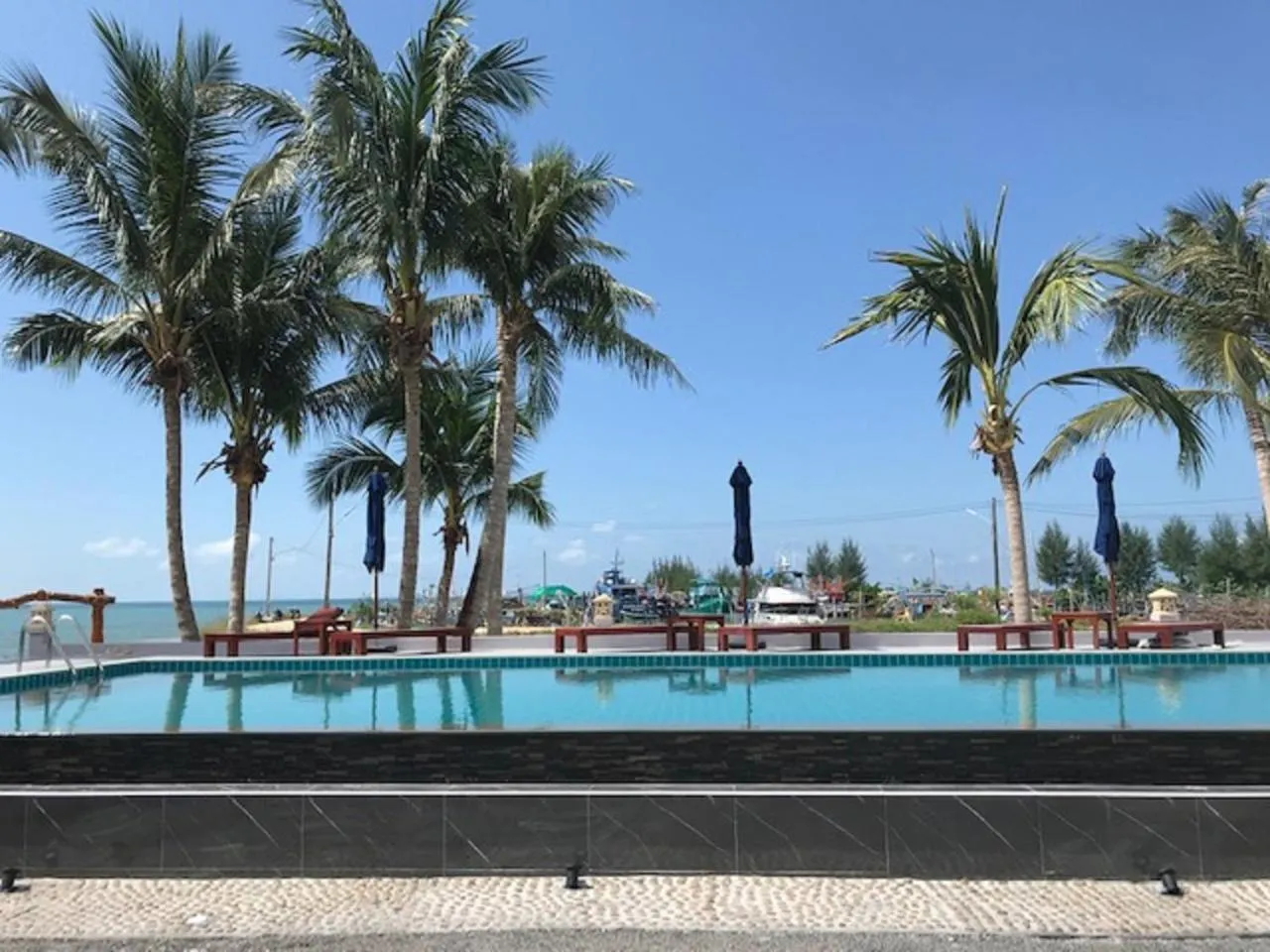 Pool view in Breeze Bay Villas Koh Phangan