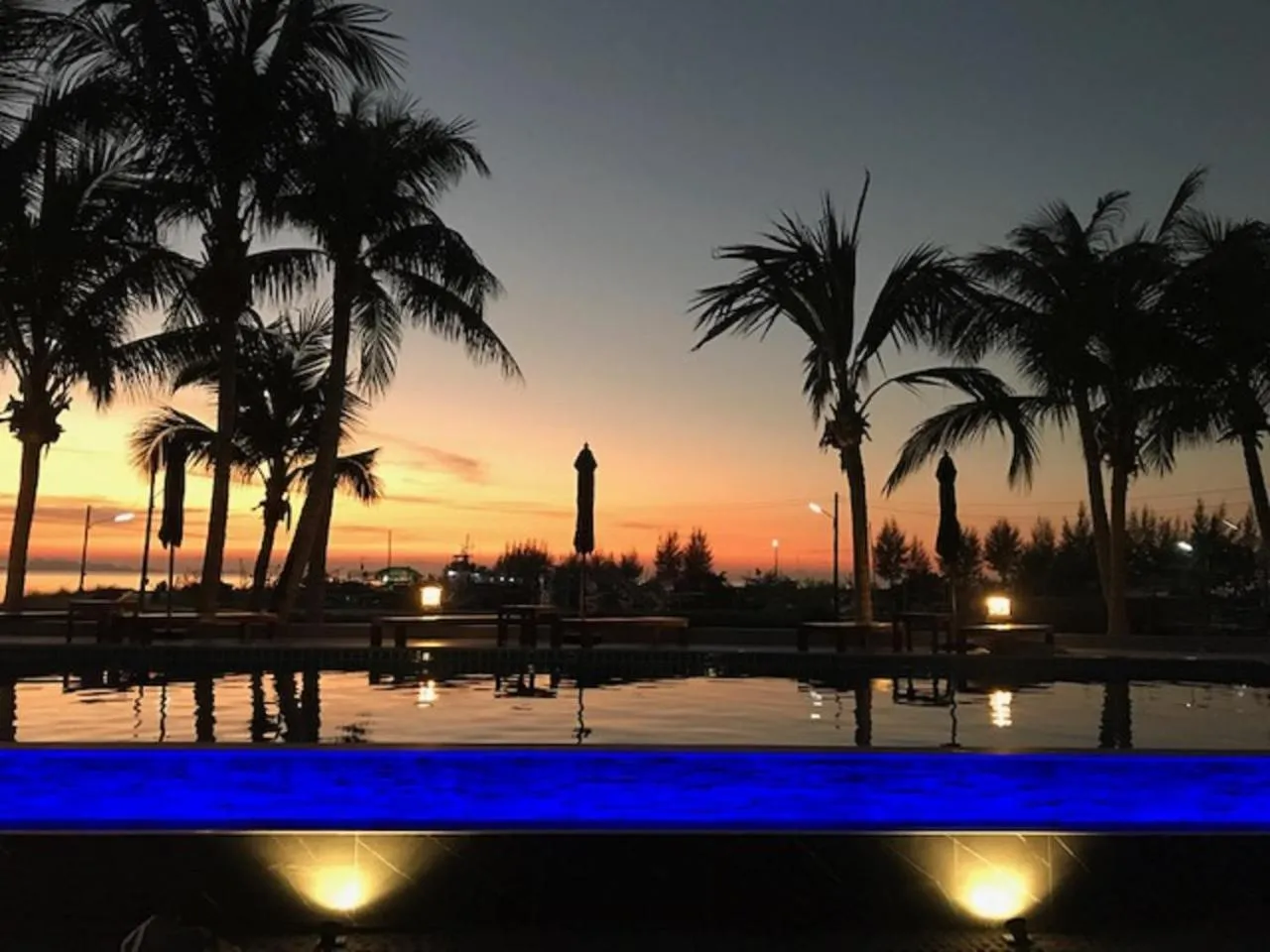 Pool view in Breeze Bay Villas Koh Phangan