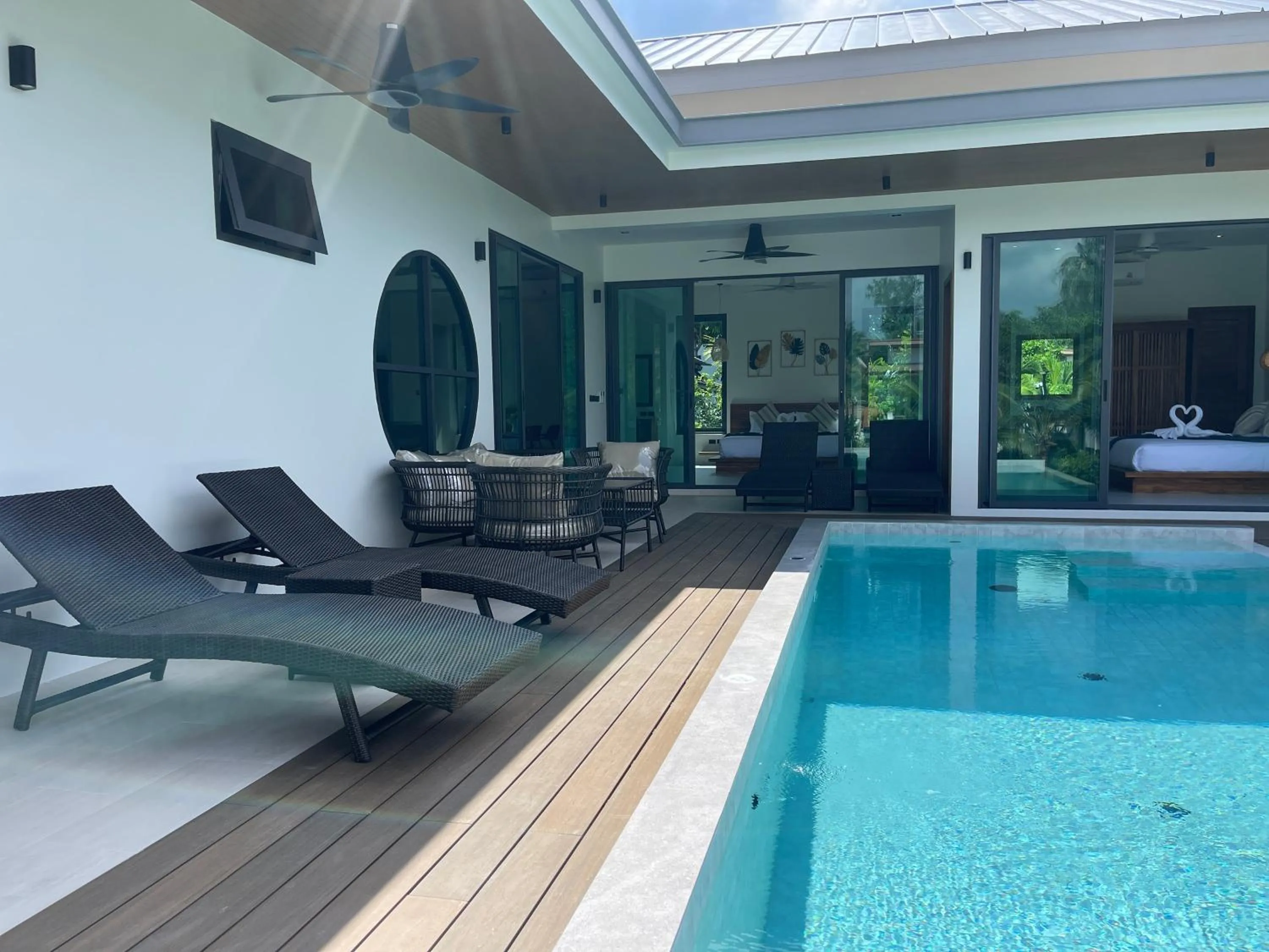 Patio in Breeze Bay Villas Koh Phangan