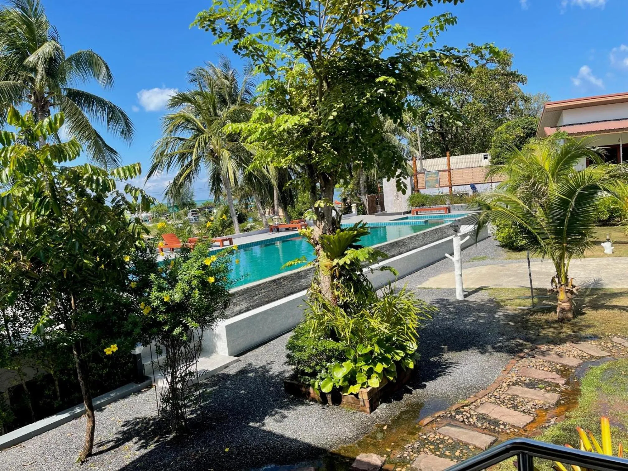 Pool view in Breeze Bay Villas Koh Phangan
