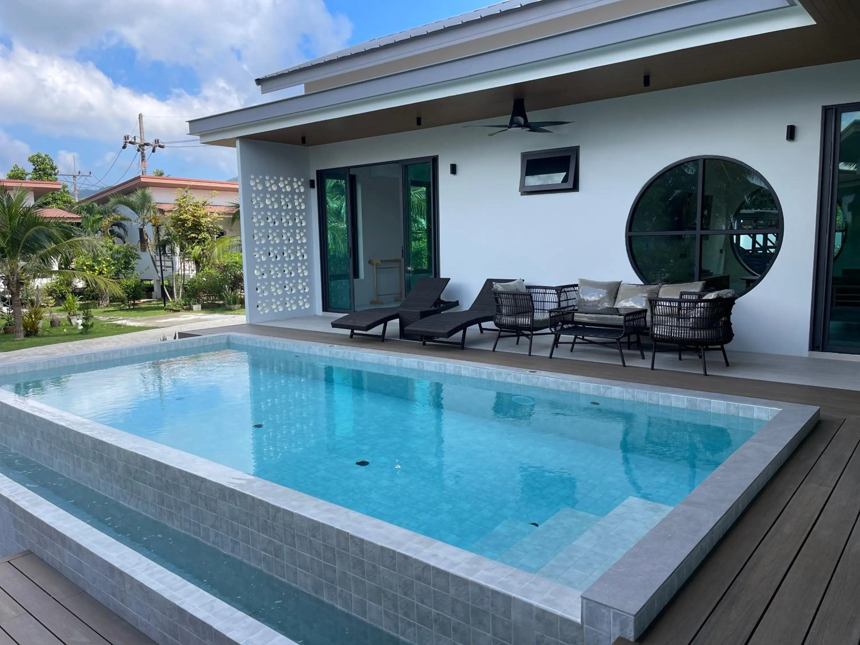 Patio in Breeze Bay Villas Koh Phangan