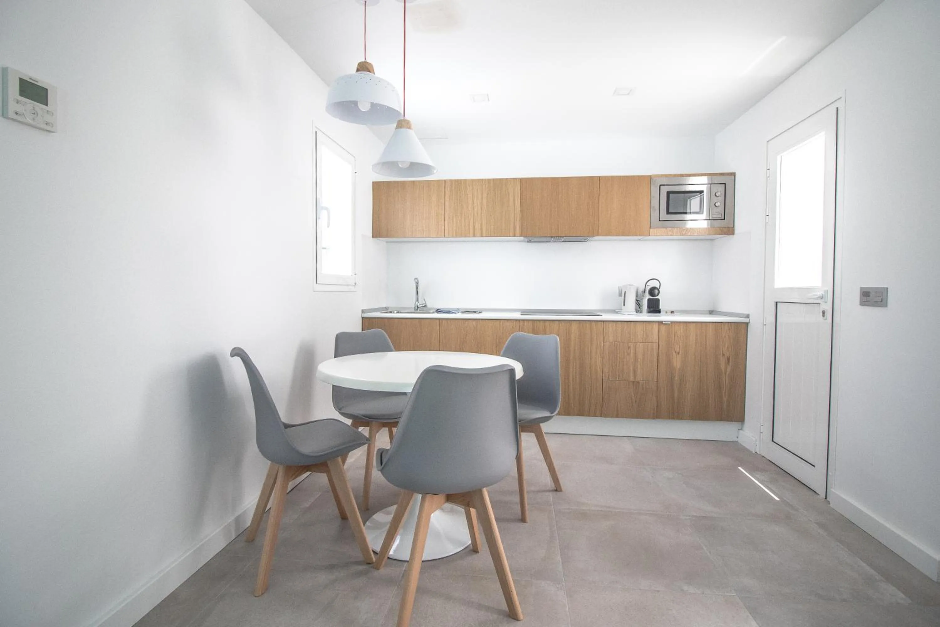 Kitchen or kitchenette in Guinate Club Apartamentos