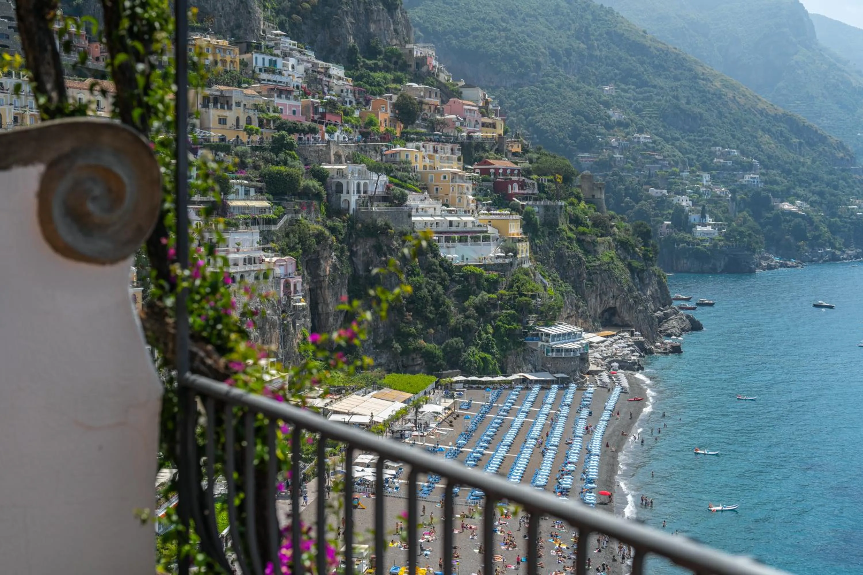 Balcony/Terrace in Albergo Miramare Positano